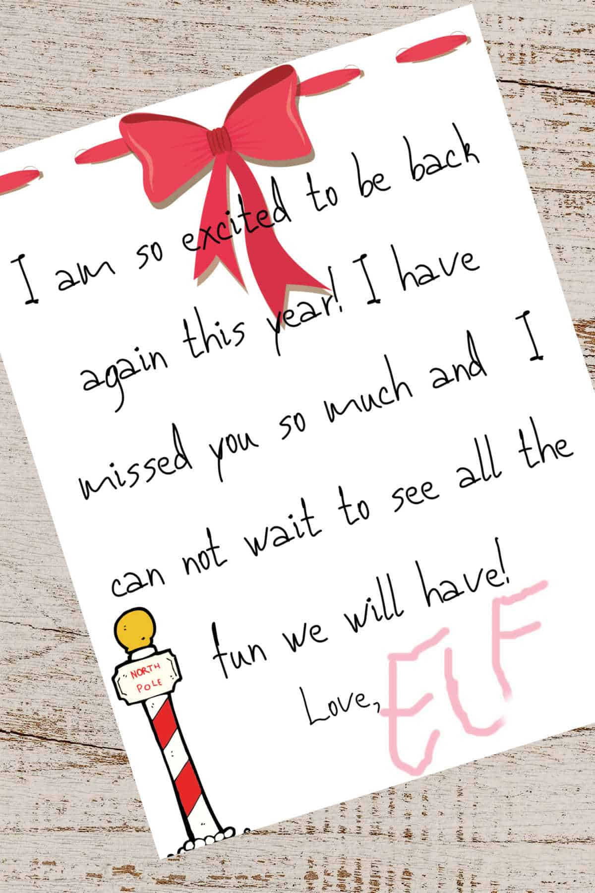 Elf On The Shelf I'M Back Letter Printable • Midgetmomma for Free Printable Elf On The Shelf Im Back Letter