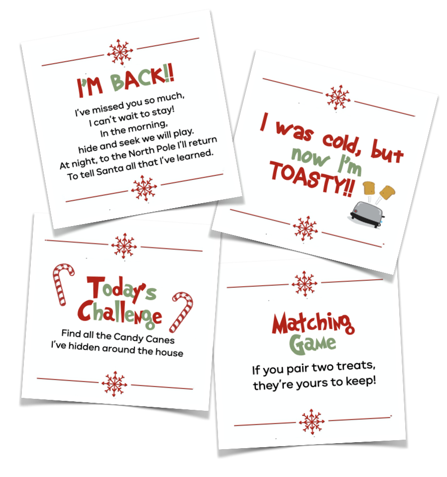 Elf On The Shelf – Party Mom Planners for Elf on the Shelf Toasty Printable