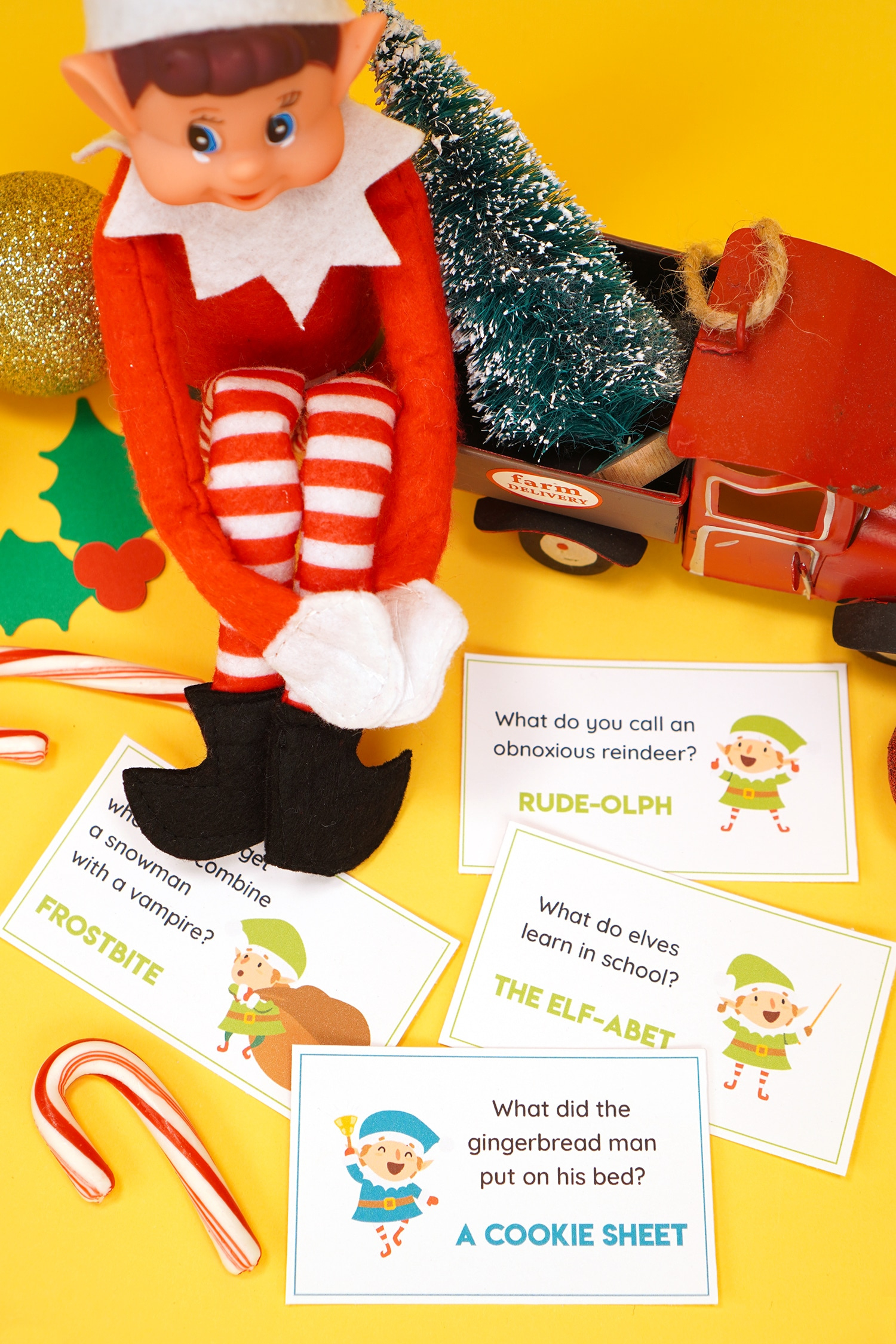 Elf On The Shelf Printable Notes & Jokes - Happiness Is Homemade with Free Printable For Elf On The Shelf Jokes