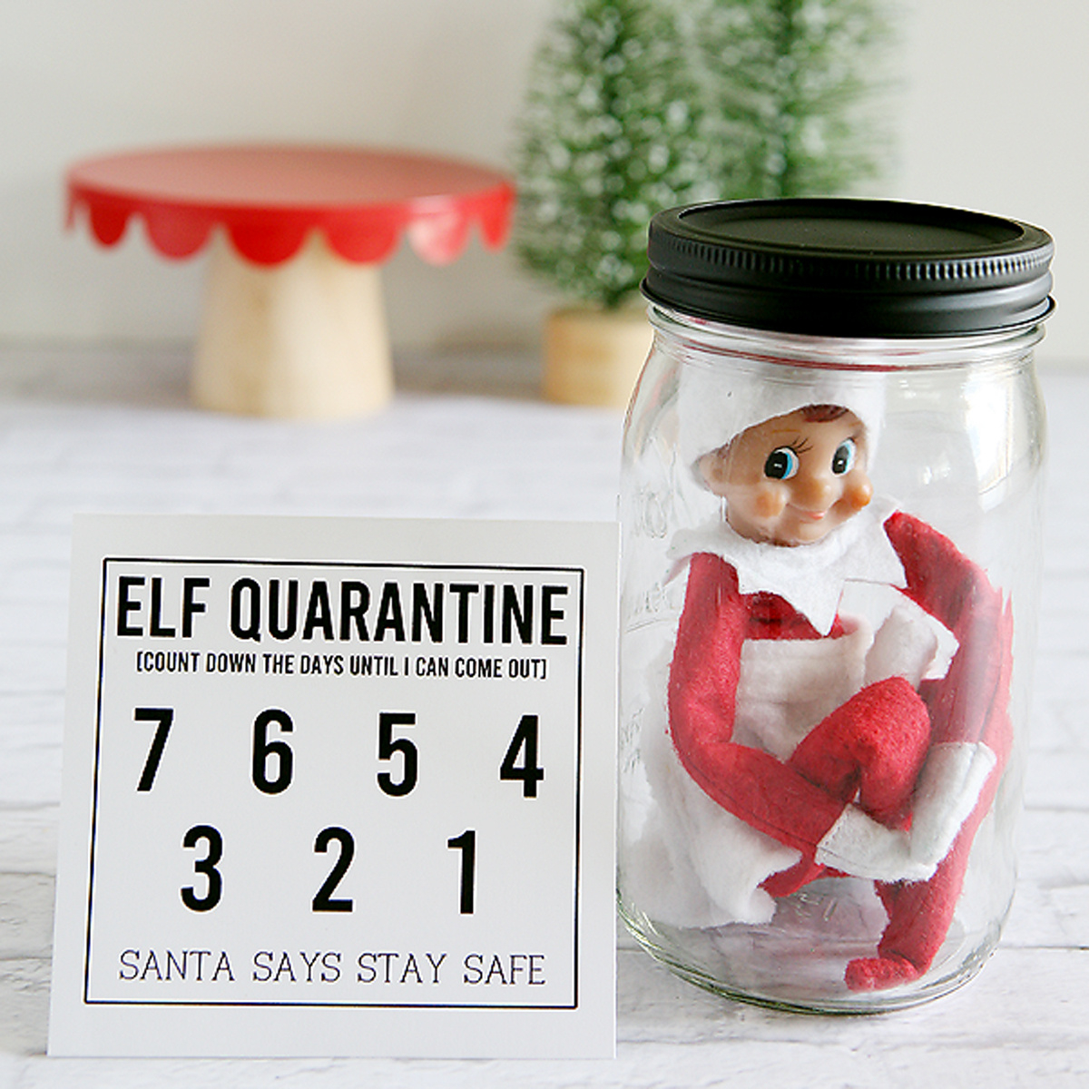 Elf On The Shelf Quarantine Printables | Eighteen25 pertaining to Printable Elf on the Shelf in a Jar Letter