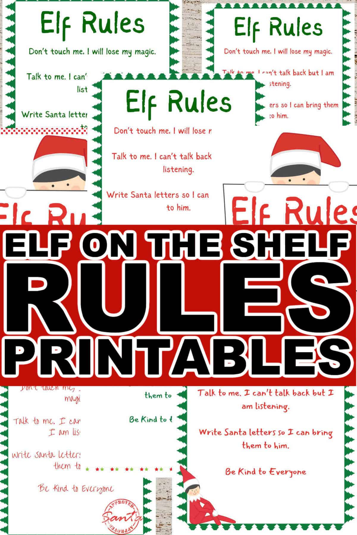 Elf On The Shelf Rules + Free Printable! • Midgetmomma inside Printable Elf On The Shelf Rules