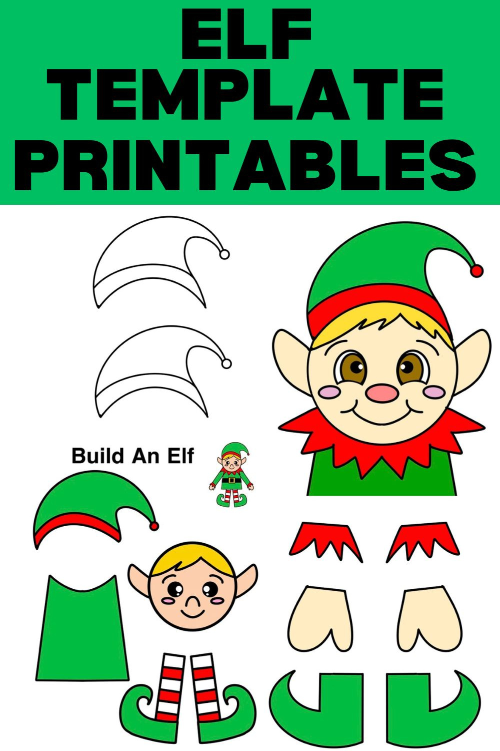 Elf Templates Free Printables For Crafts - with Elf Face Printable