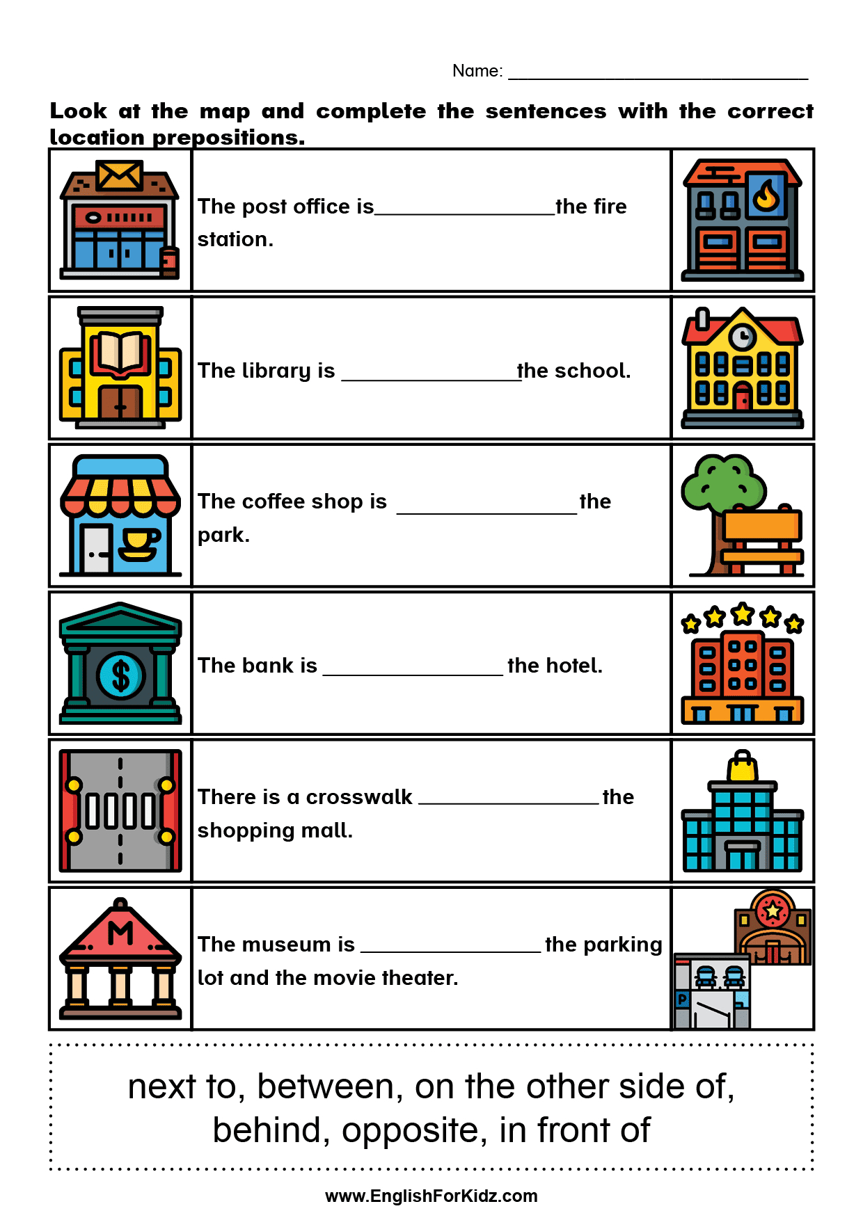 English For Kids Stepstep: Asking For And Giving Directions throughout Free Printable Maps And Directions
