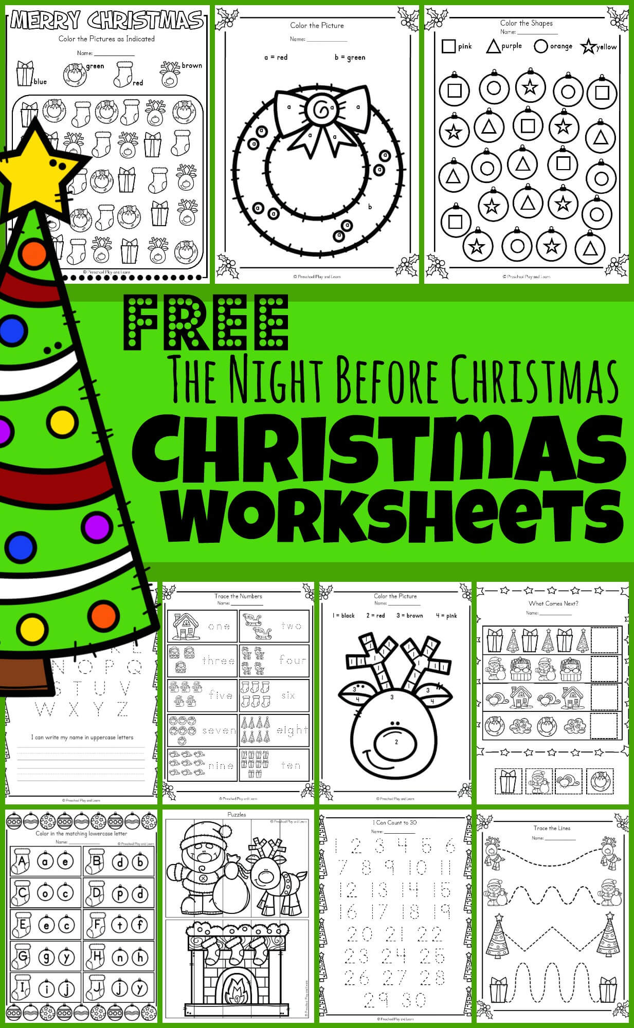 🎄 Free Twas The Night Before Christmas Worksheets &amp;amp; Activities regarding Twas The Night Before Christmas Activity Printable