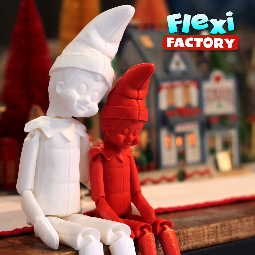 🧝 Niedlicher Flexi Print-In-Place Elf Mit 3Mf Inklusive!・ Stl with regard to 3D Printable Elf on the Shelf