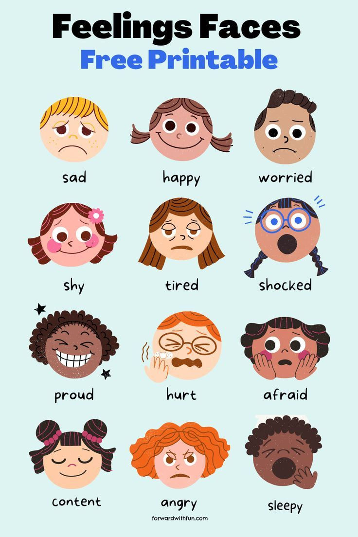 Feelings Faces Activity | Social Emotional Learning in Free Printable Sad Faces