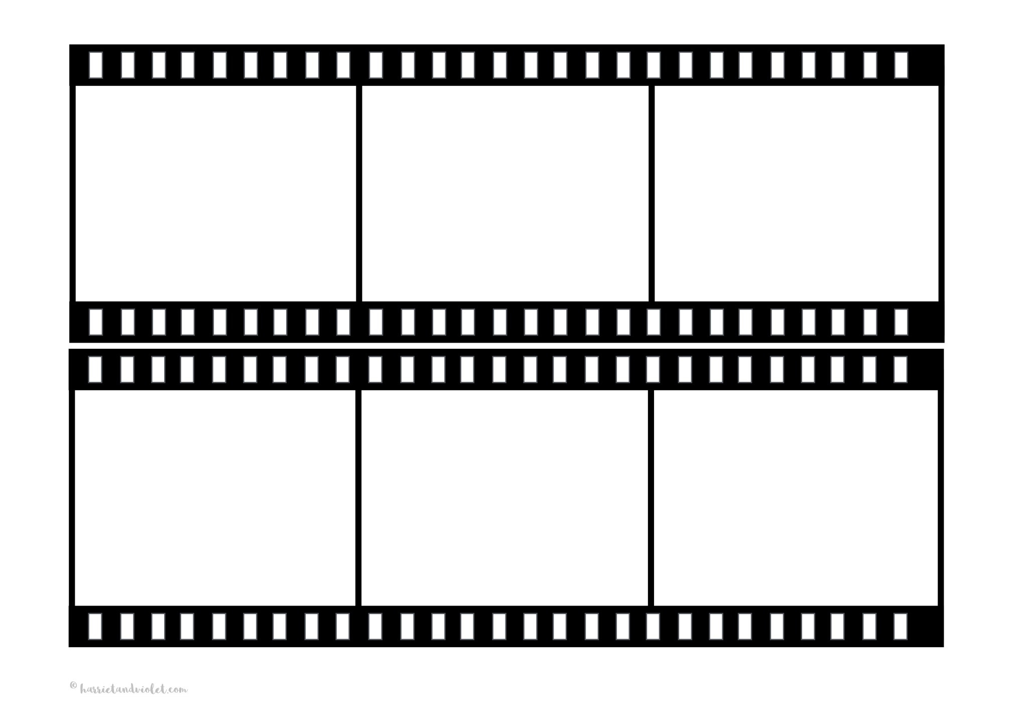 Film Strip Template - Printable Teaching Resources - Print Play Learn for Free Printable Film Strip Template
