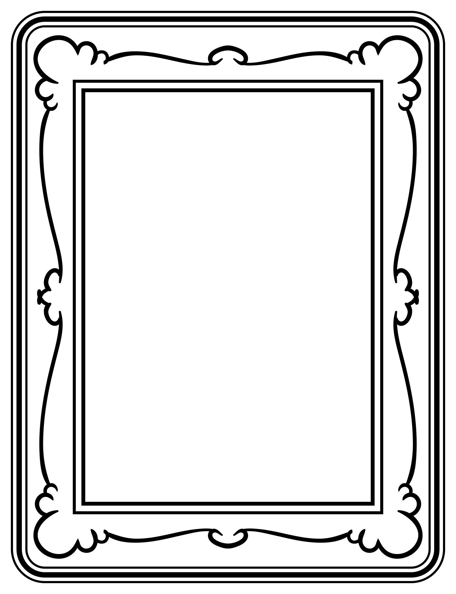 Frame Printable intended for Free Printable Frame Templates