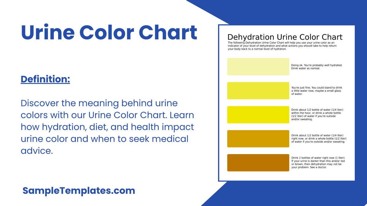 Free 8+ Sample Urine Color Chart Templates In Pdf, Word throughout Urine Color Chart Printable