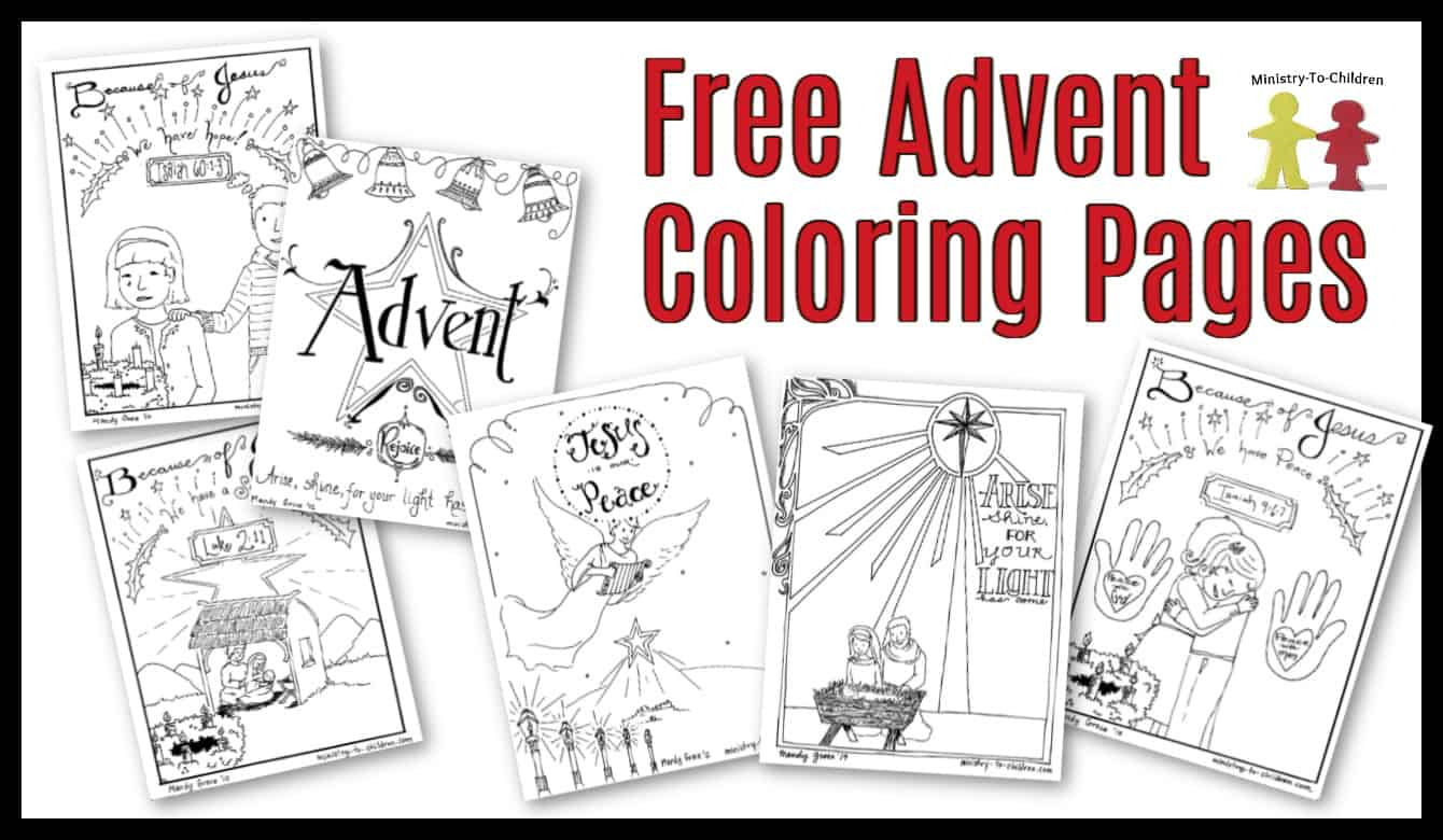 Free Advent Coloring Pages For Kids (Christmas Printables) pertaining to Advent Coloring Pages Printable
