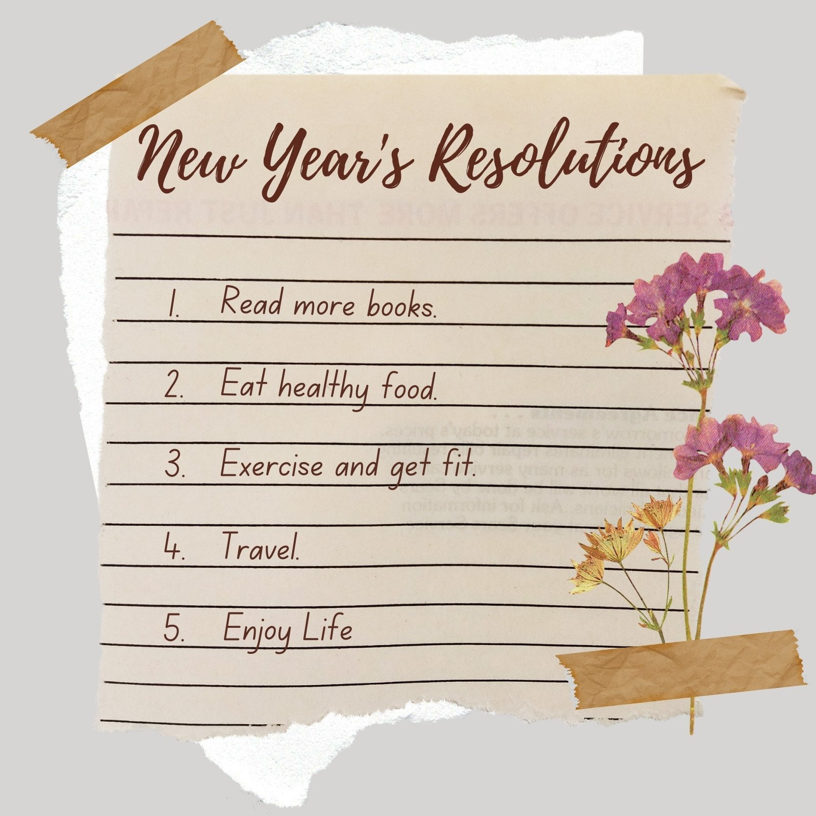 Free And Customizable New Years Resolution Templates with regard to Printable New Year&amp;amp;#039;s Resolution Template 2026