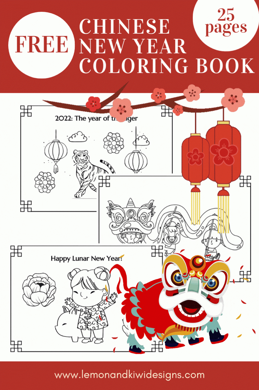 Free Chinese New Year Coloring Pages - Lemon And Kiwi Designs throughout Free Printable Coloring Pages Chinese New Year