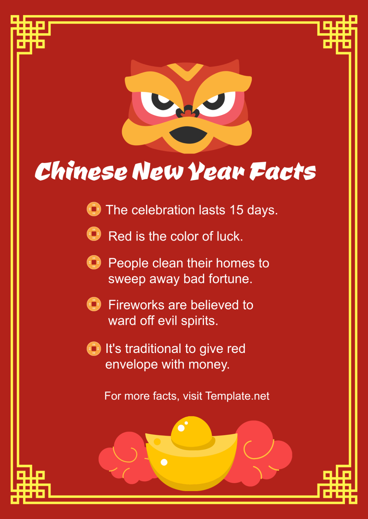 Free Chinese New Year Facts Template To Edit Online intended for Printable Chinese New Year Facts