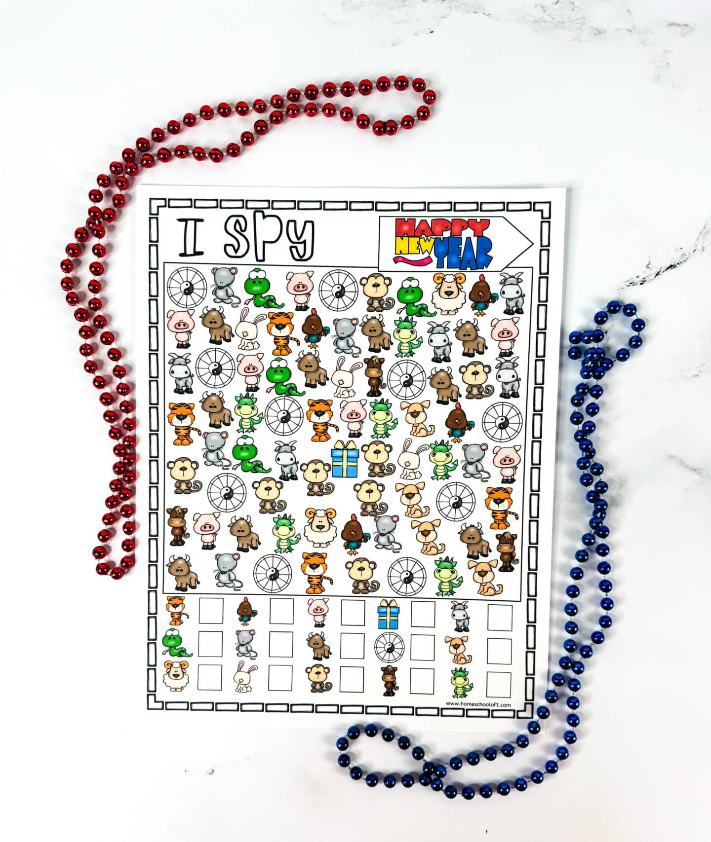 Free Chinese New Year I Spy Printable inside New Year&amp;amp;#039;s I Spy Printable