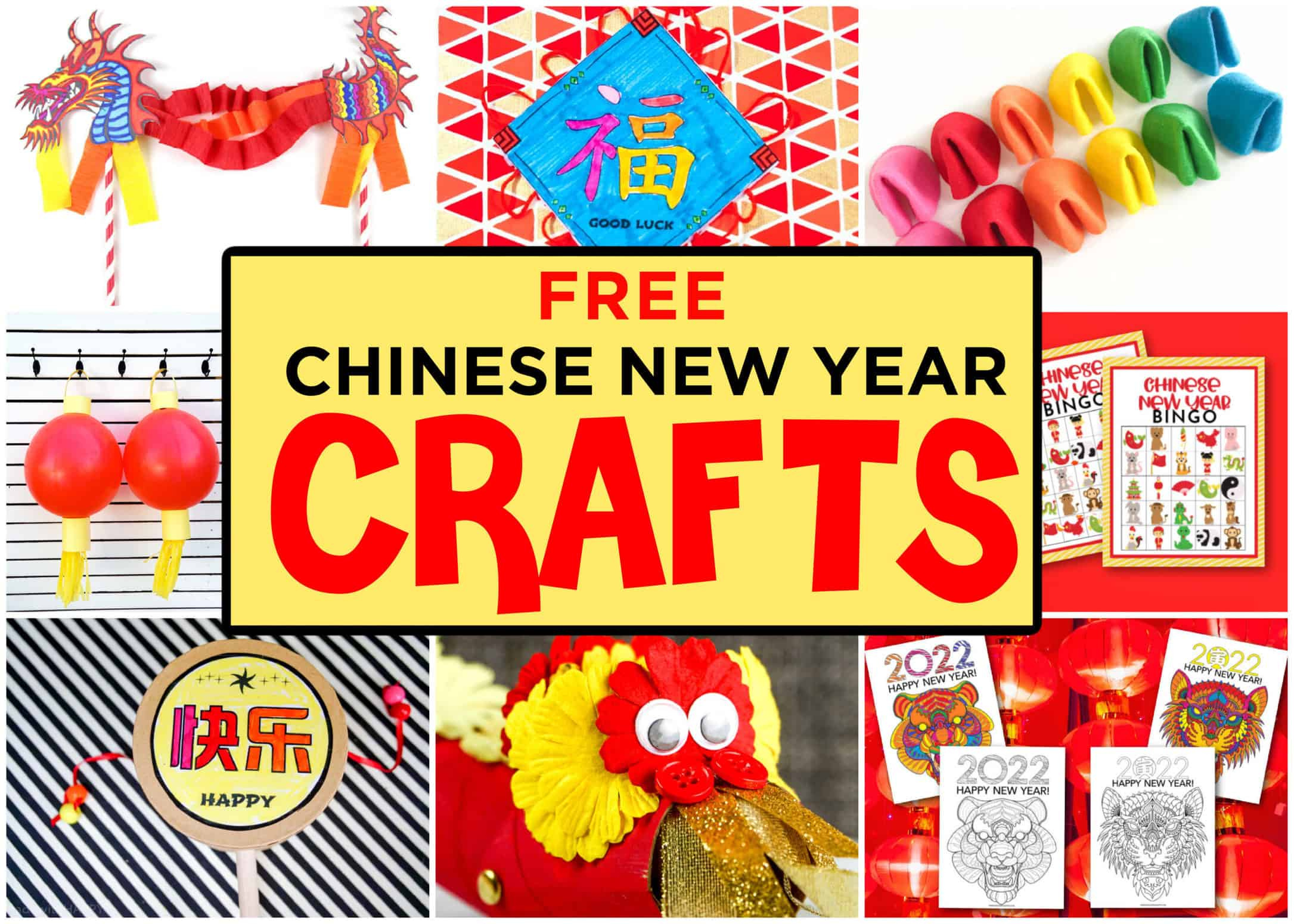 Free Chinese New Year Printables - Made With Happy intended for Free Printable Chinese New Year Activities