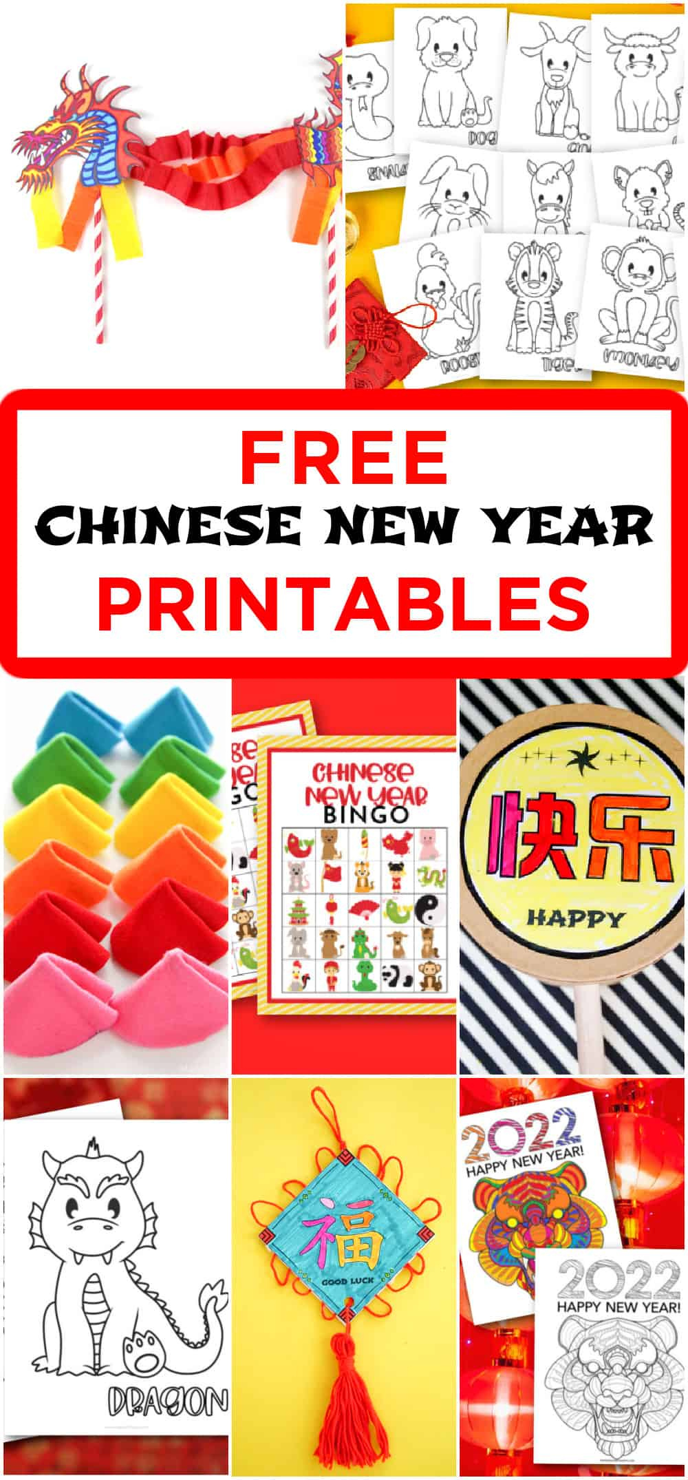 Free Chinese New Year Printables - Made With Happy within Chinese New Year Printable Activities