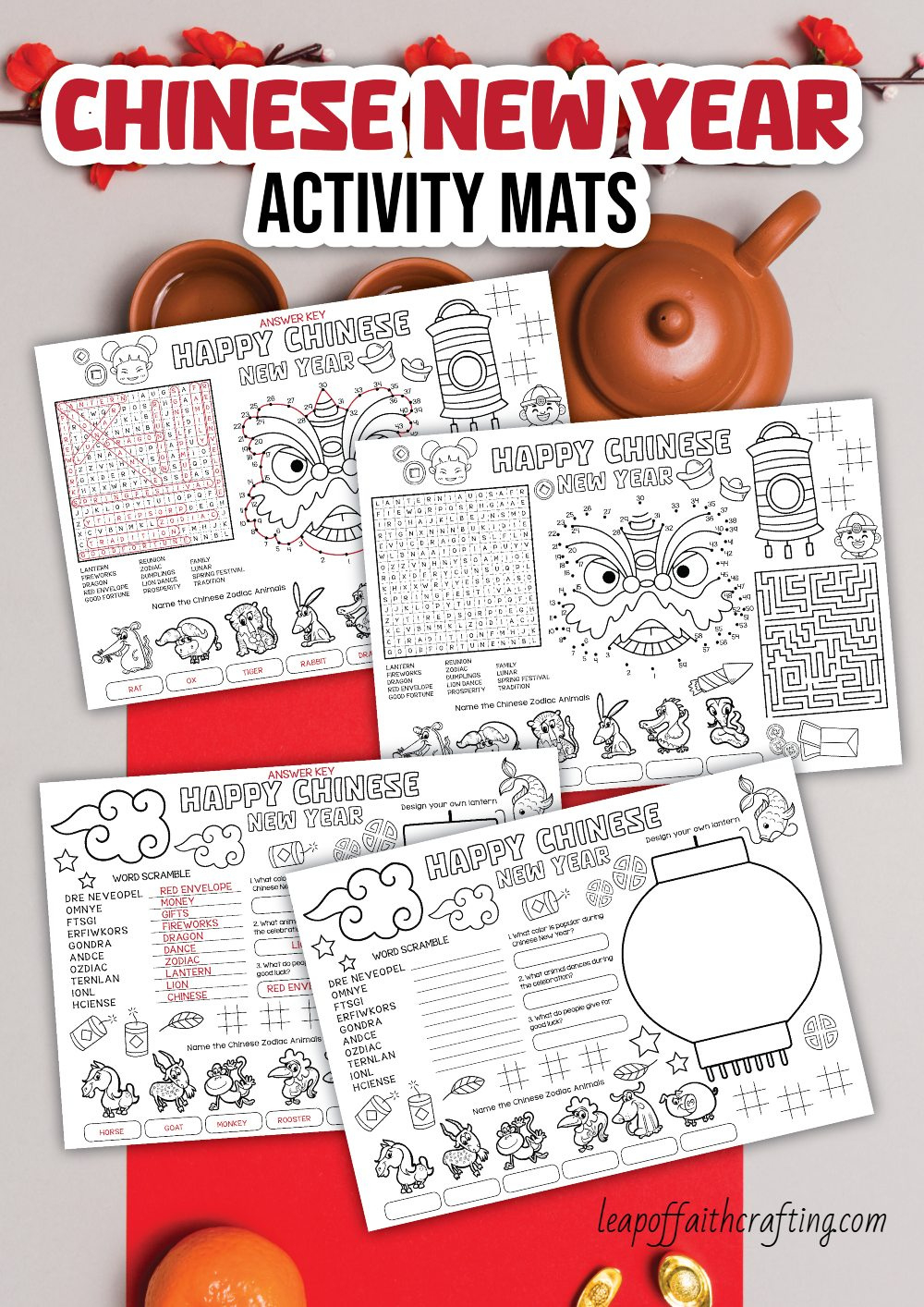 Free Chinese New Year Worksheets Printable 2025! - Leap Of Faith in Chinese New Year Quiz Printable