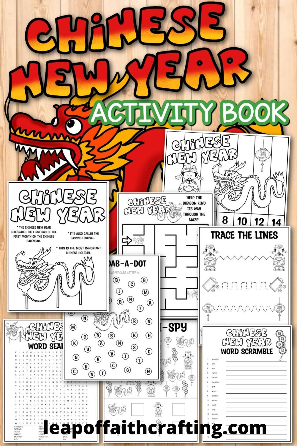 Free Chinese New Year Worksheets Printable 2025! - Leap Of Faith with Printable Chinese New Year Activities