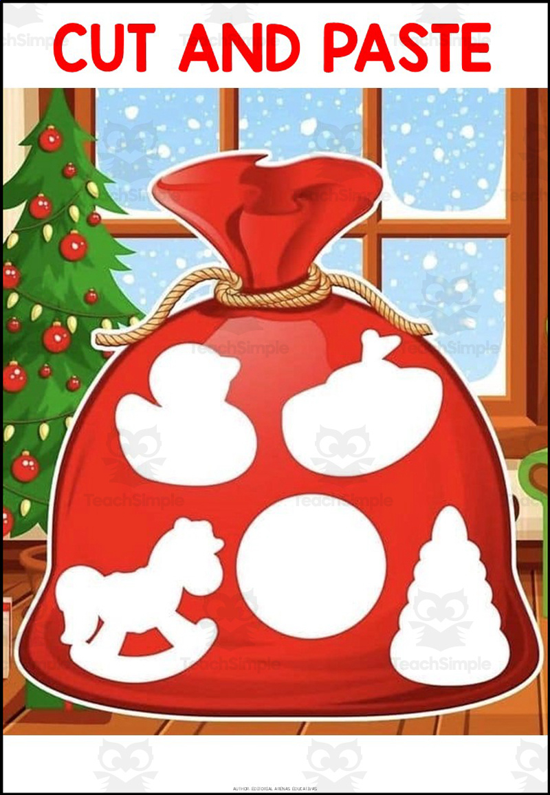 Free Christmas Activity | Cut And Pasteteach Simple throughout Free Christmas Cut And Paste Worksheets