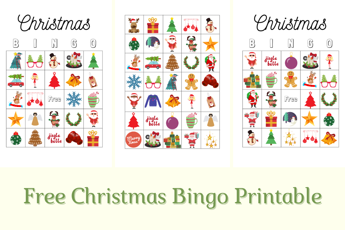 Free Christmas Bingo Game For All The Family This Festive Season in Christmas Bingo Game Printable Free
