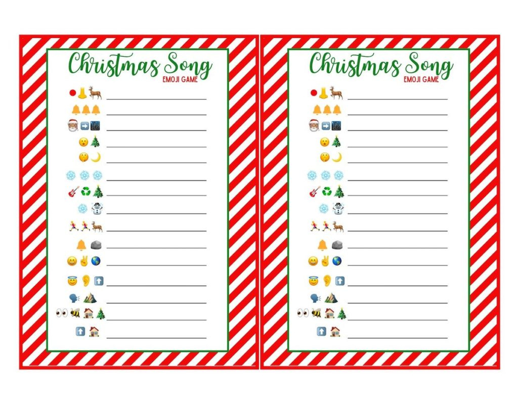 Free Christmas Emoji Game With Answers! (Free Printable) - Originalmom throughout Free Printable Christmas Emoji Pictionary