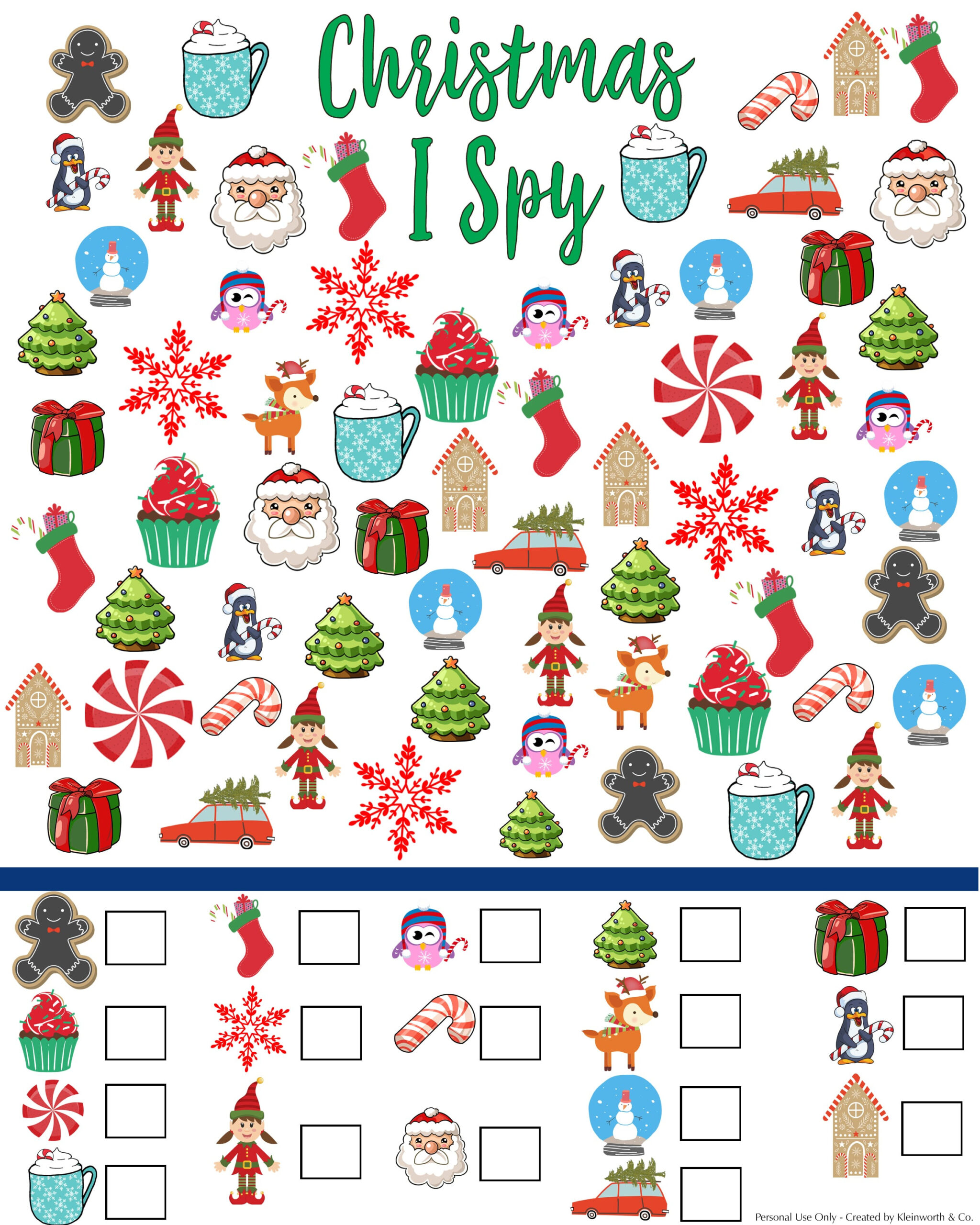 Free Christmas I Spy Printable - Yummi Haus intended for Christmas I Spy Printable Free