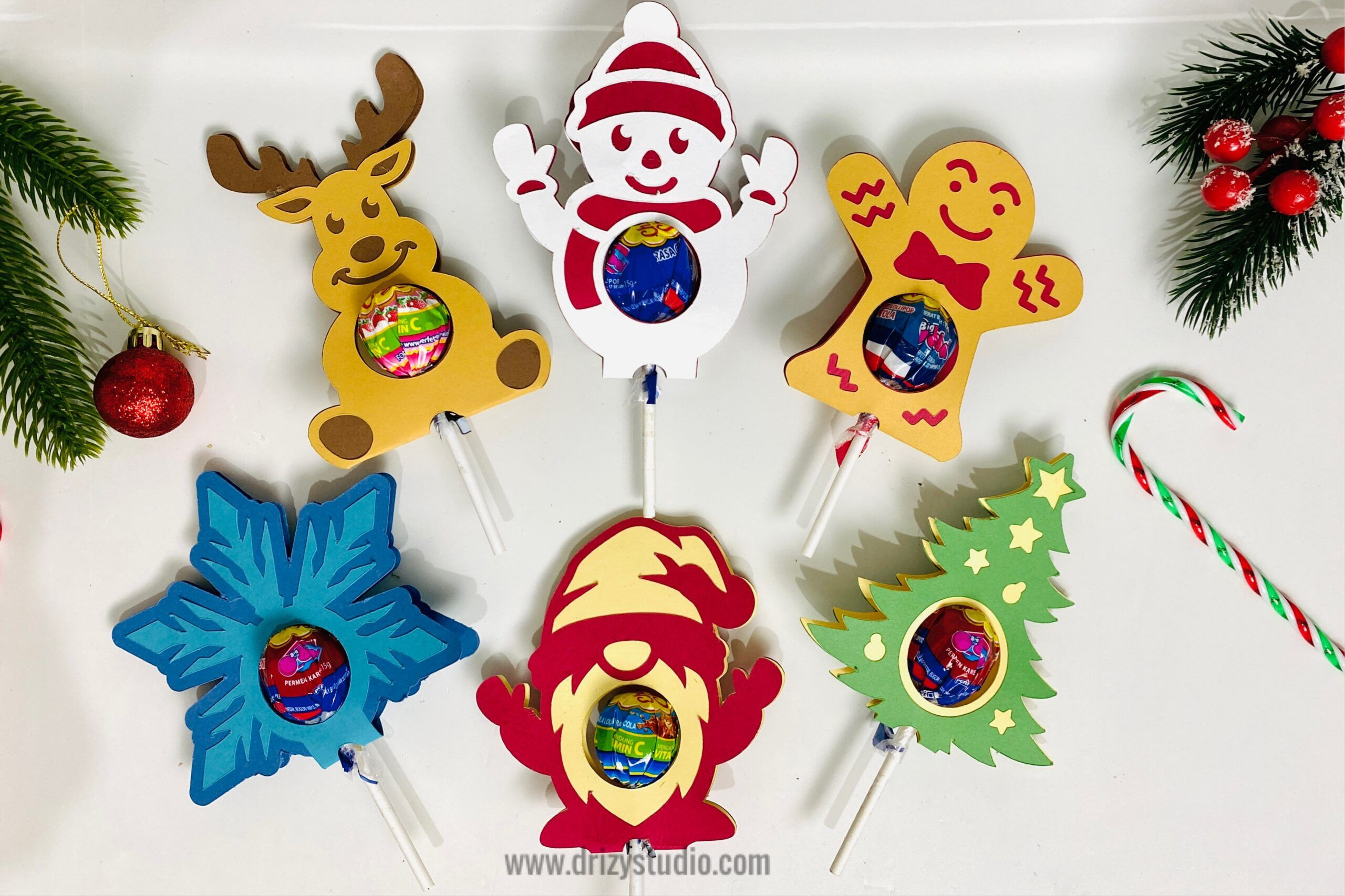 Free Christmas Lollipop Holder Svg For A Sweet Holiday! - Drizy Studio regarding Christmas Lollipop Holder Printable