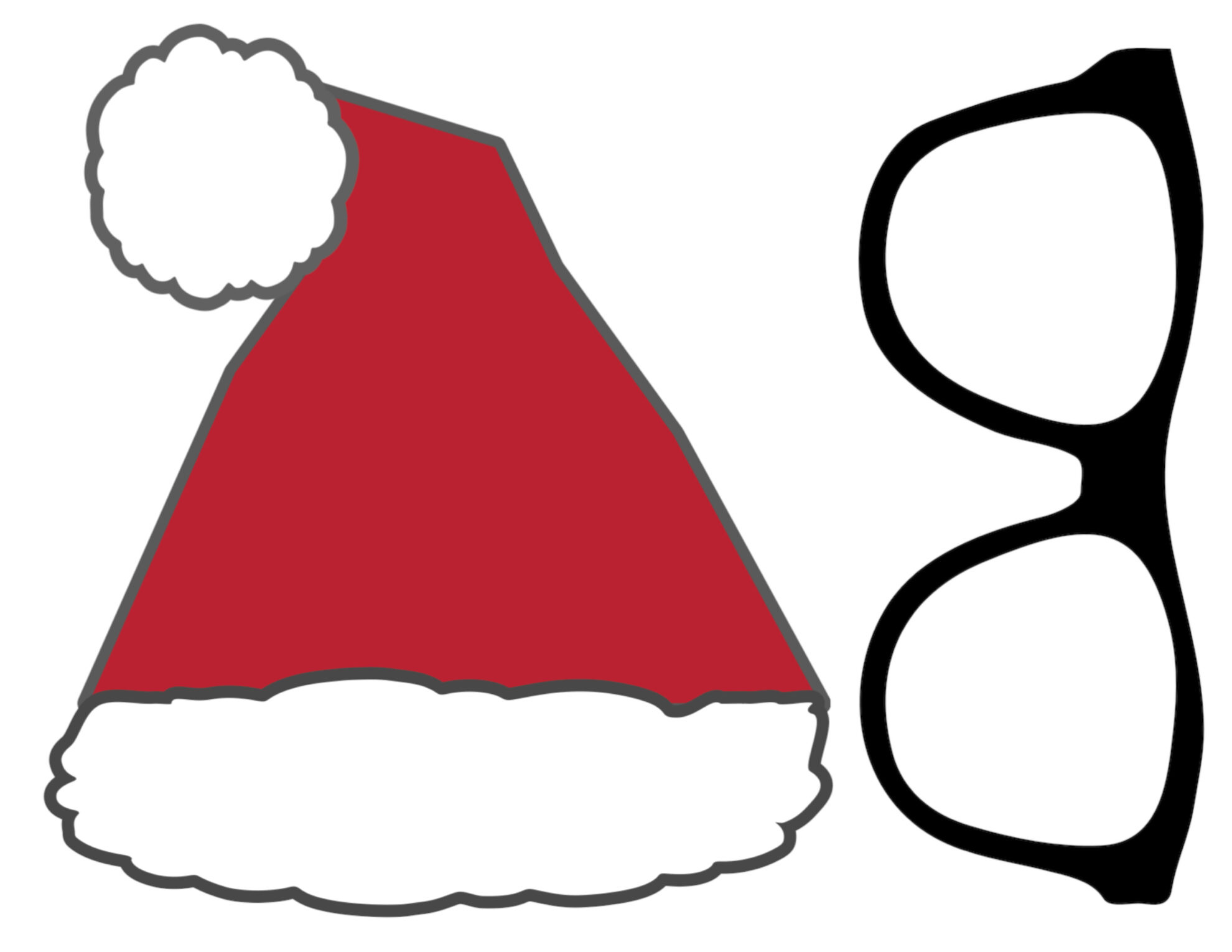 Free Christmas Photo Booth Props Printable - Paper Trail Design with Christmas Party Photo Booth Props Printable