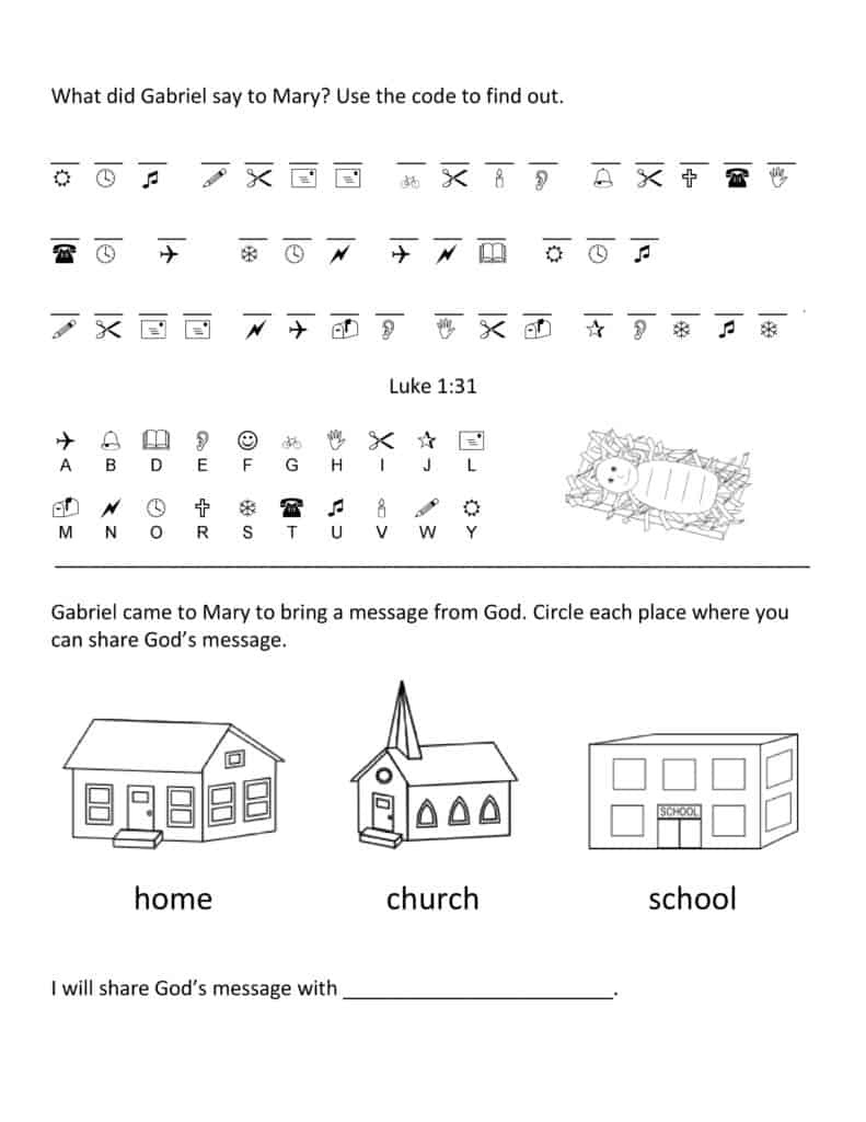Free Christmas Worksheets For Kids (Free Printable Activity Sheets) with regard to Free Christian Christmas Worksheets