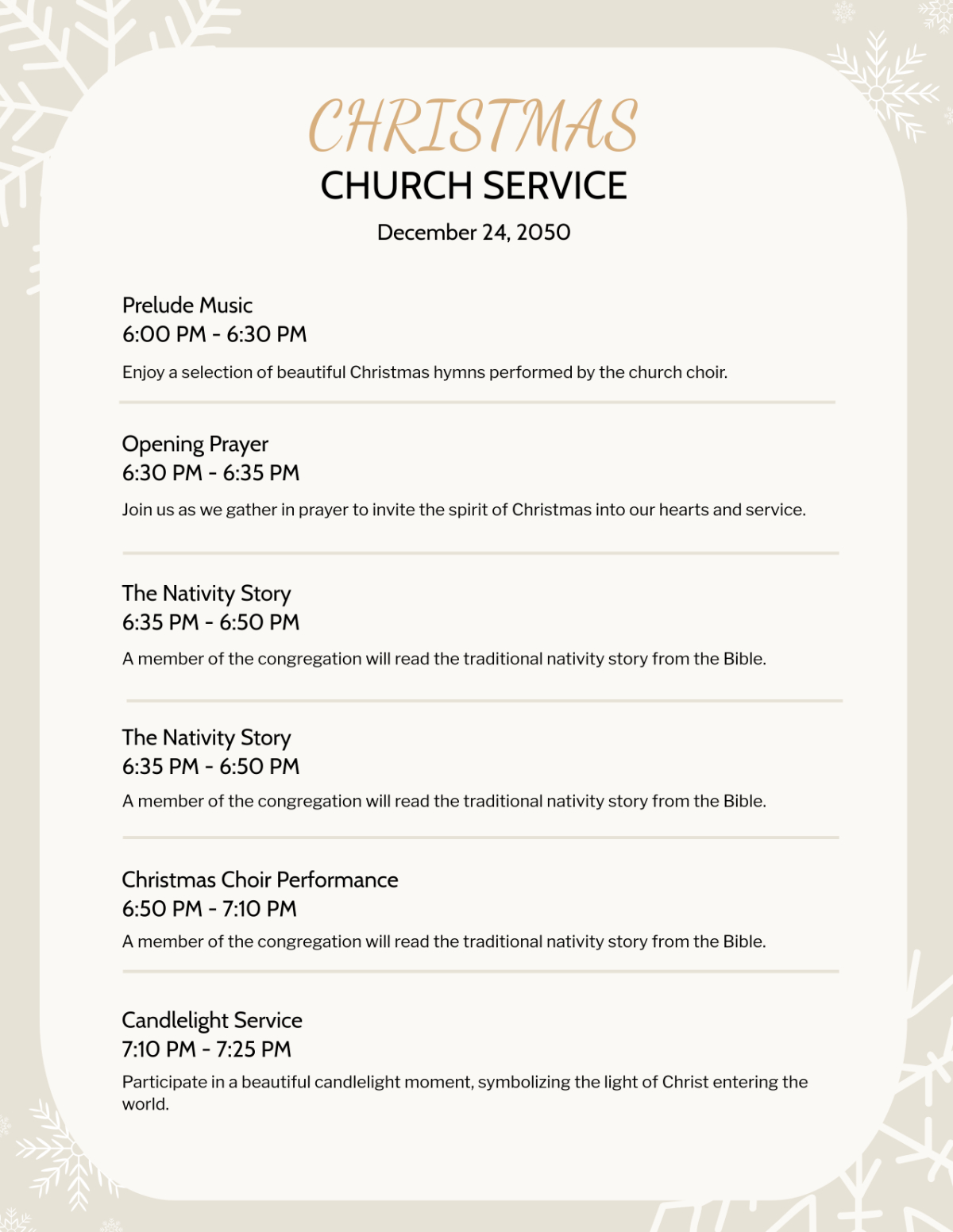 Free Church Program Templates, Editable And Printable within Free Printable Church Program Template