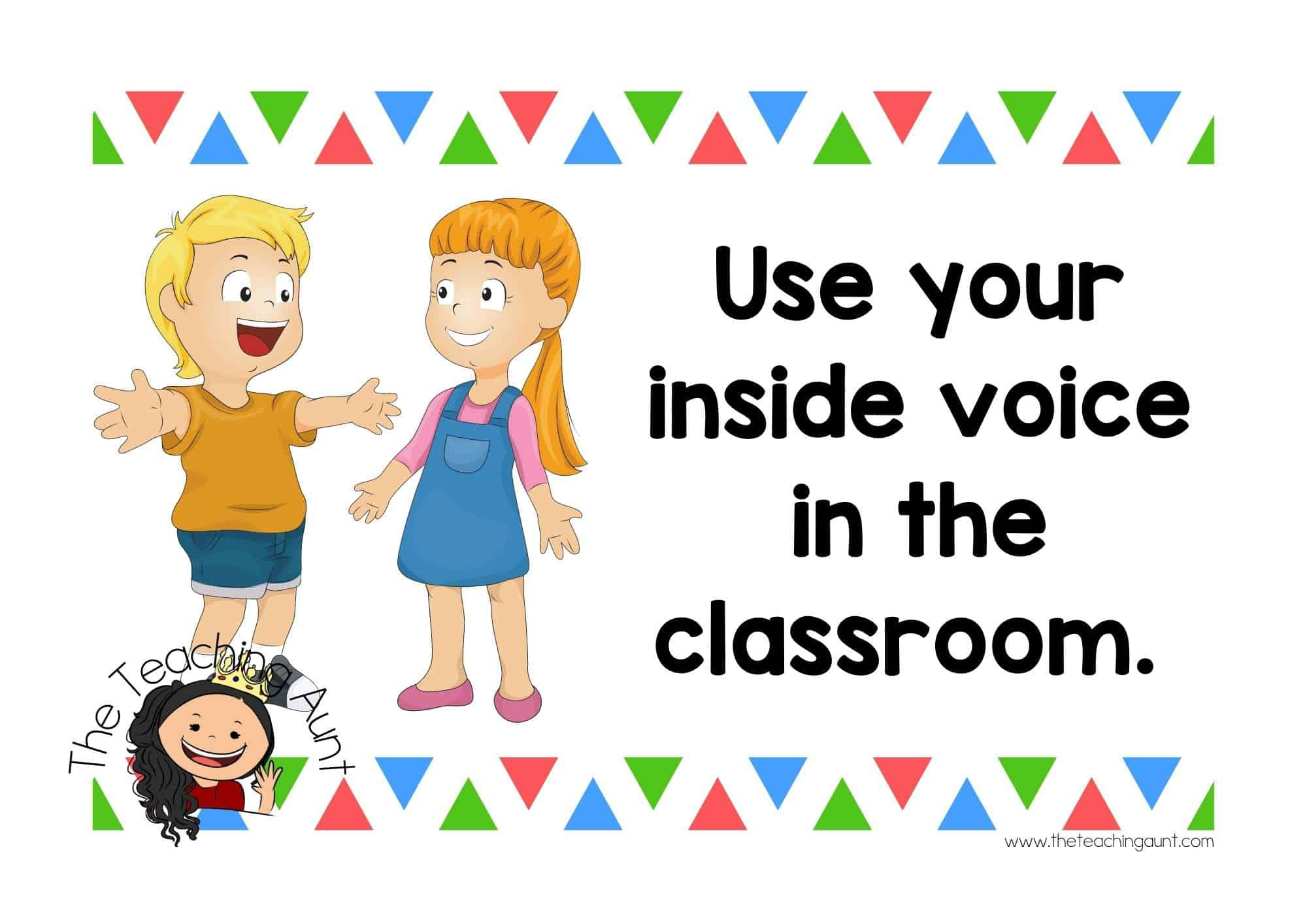 Free Classroom Rules Posters - The Teaching Aunt pertaining to Free Printable Classroom Rules with Pictures