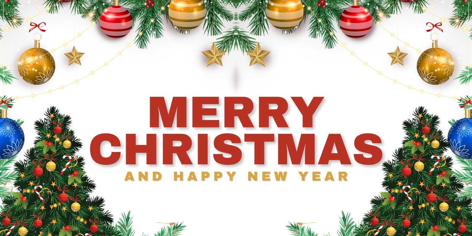 Free Custom Printable Christmas Banner Templates | Canva regarding Merry Christmas And Happy New Year Banner Printable Free