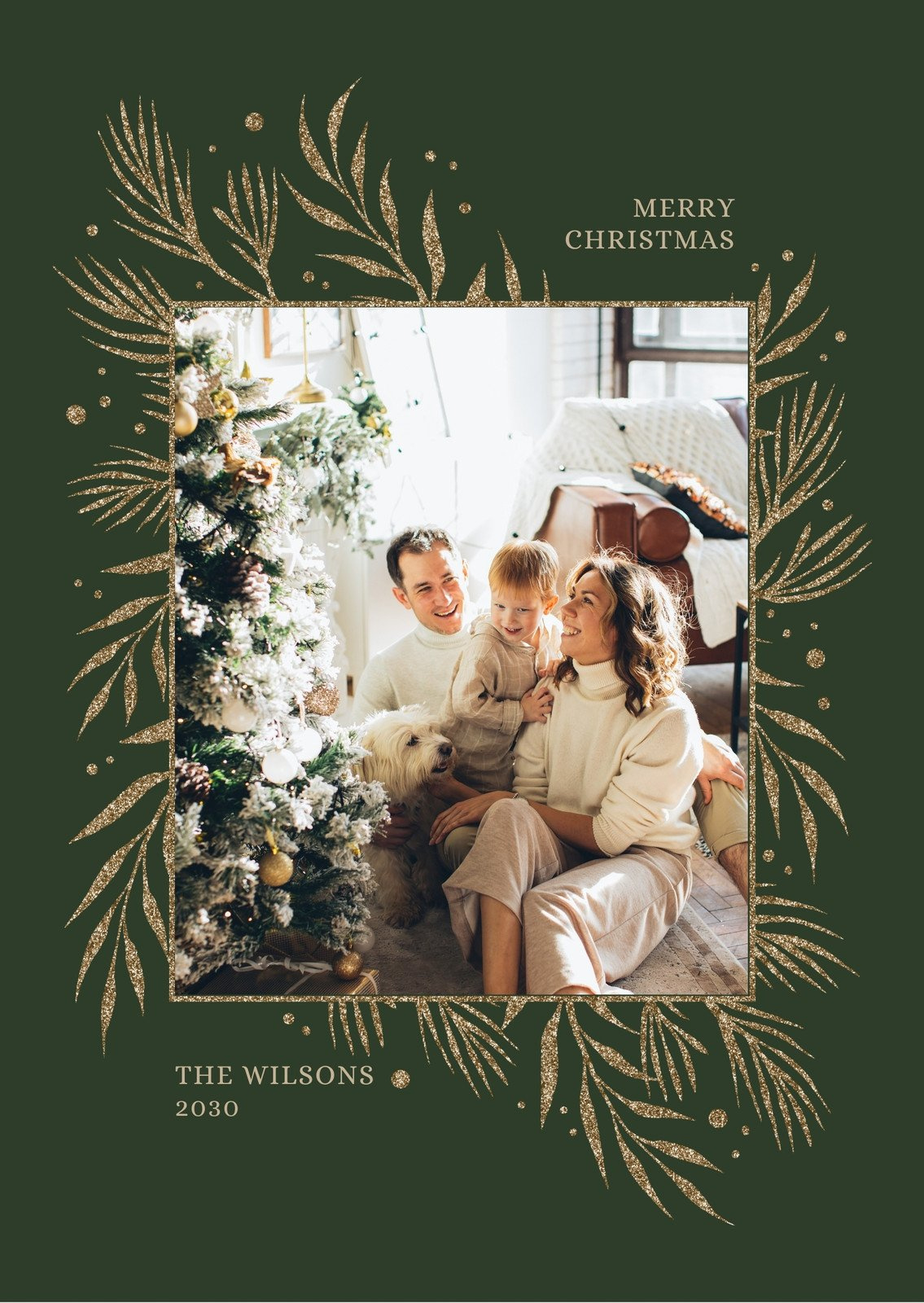 Free Custom Printable Christmas Card Templates | Canva for Christmas Card For Parents Printable