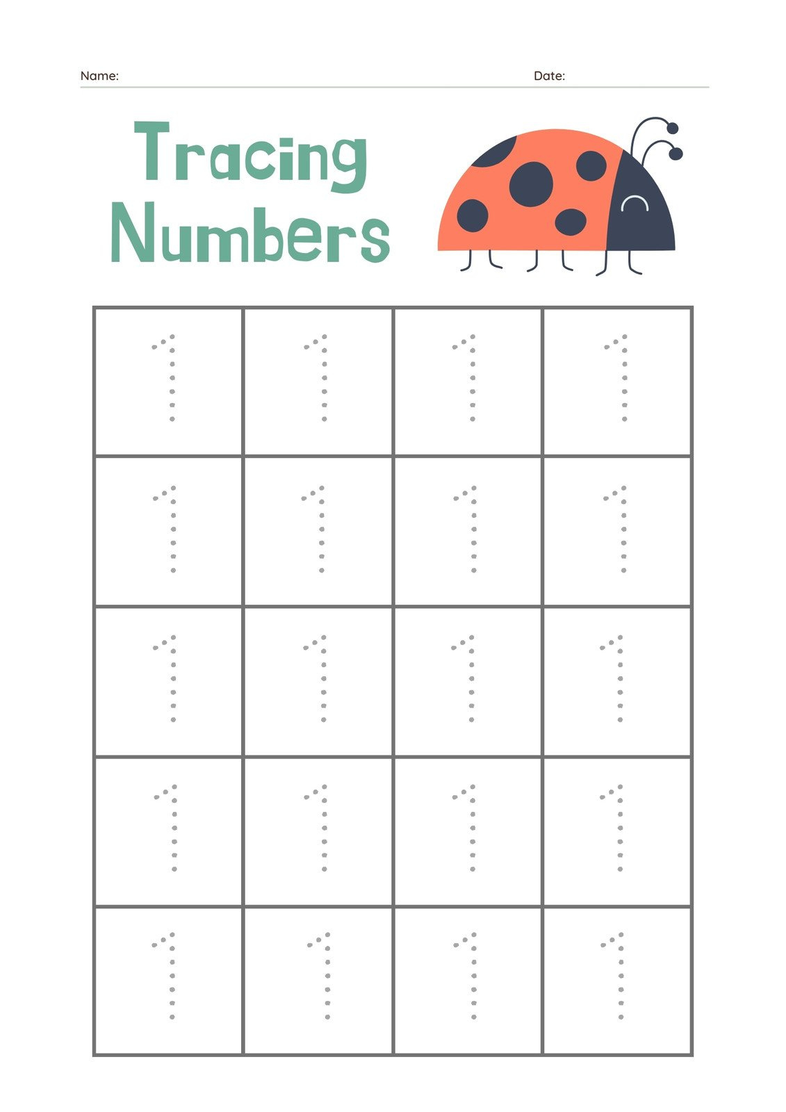 Free Custom Printable Preschool Worksheet Templates | Canva for 4 Year Old Worksheets Free Printable