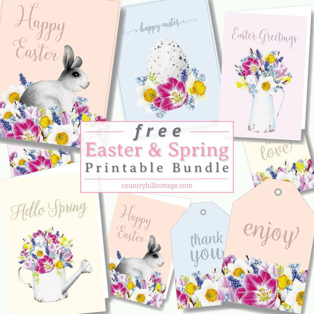 Free Easter Printables {Wall Art, Easter Tags &amp;amp; Easter Cards} with regard to Free Printable Easter Thank You Cards