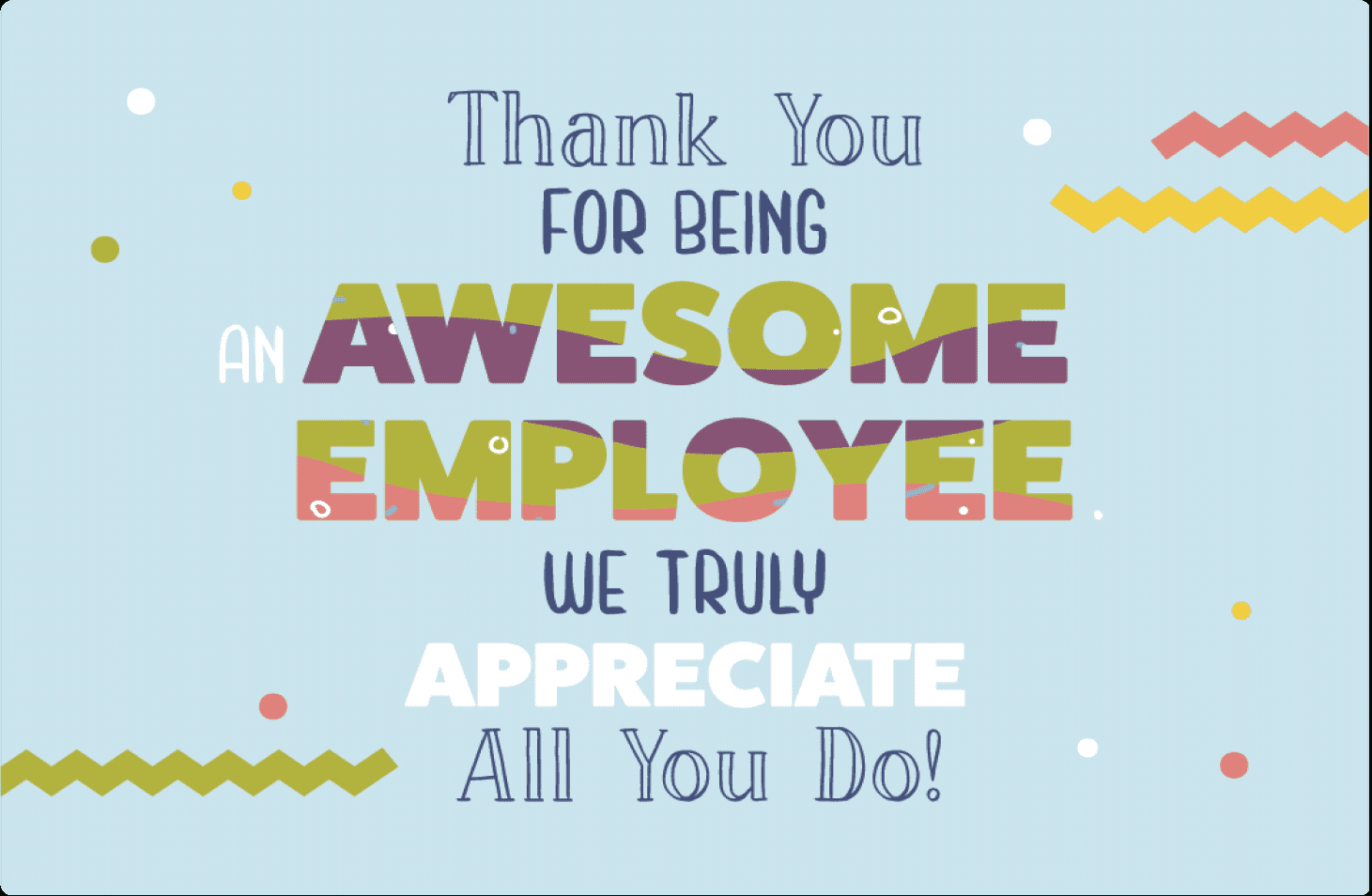 Free Employee Appreciation Ideas & Printables: No Cost Recognition in Free Printable Employee Thank You Cards
