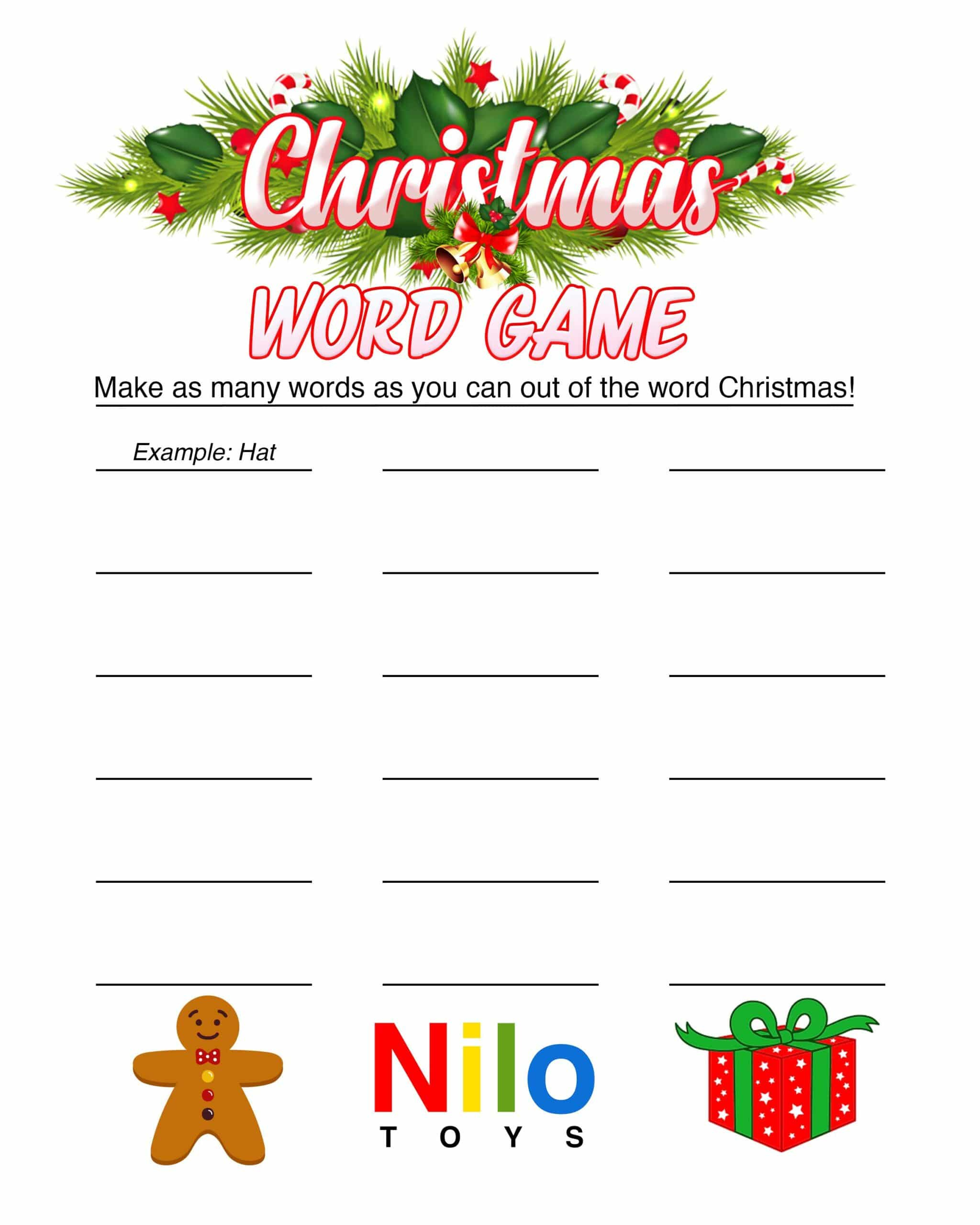 Free Kids Games For Christmas | Printable Word Games For Kids with regard to Christmas Games For Kids Printable