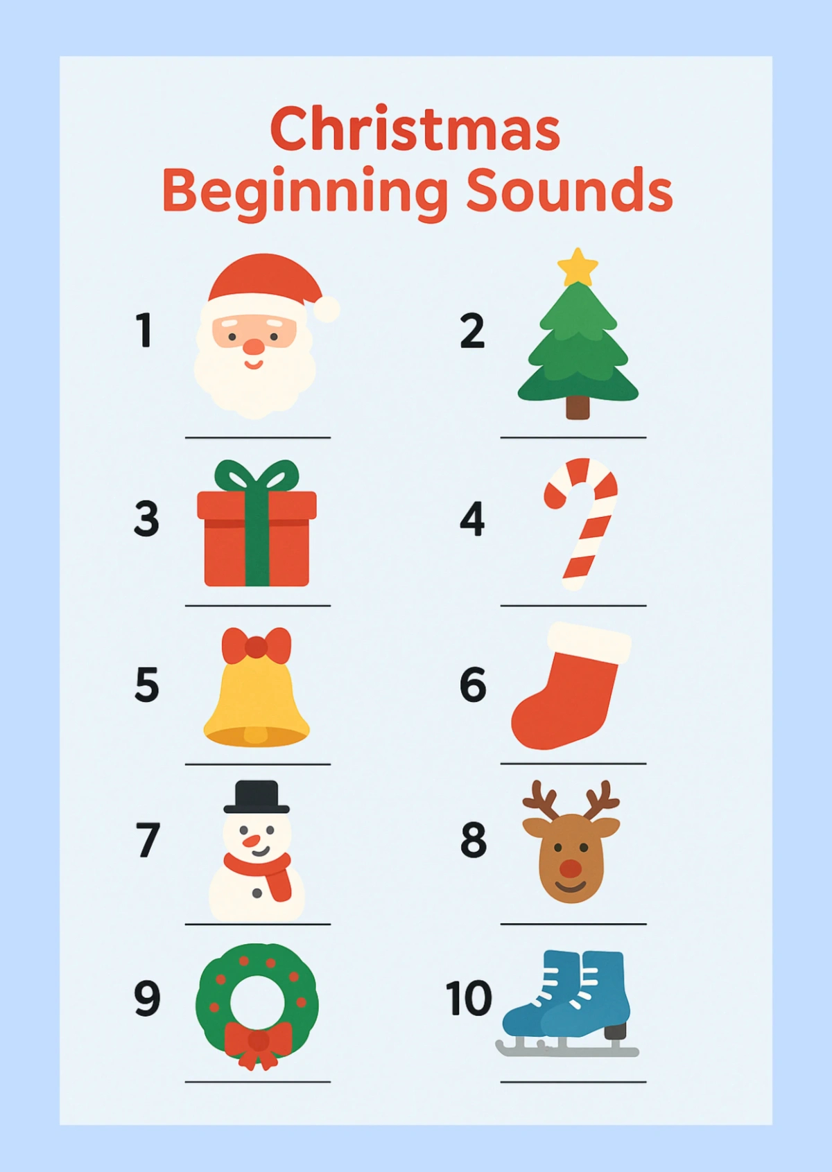 Free Phonics Christmas Worksheet Template To Edit Online intended for Christmas Phonics Worksheets