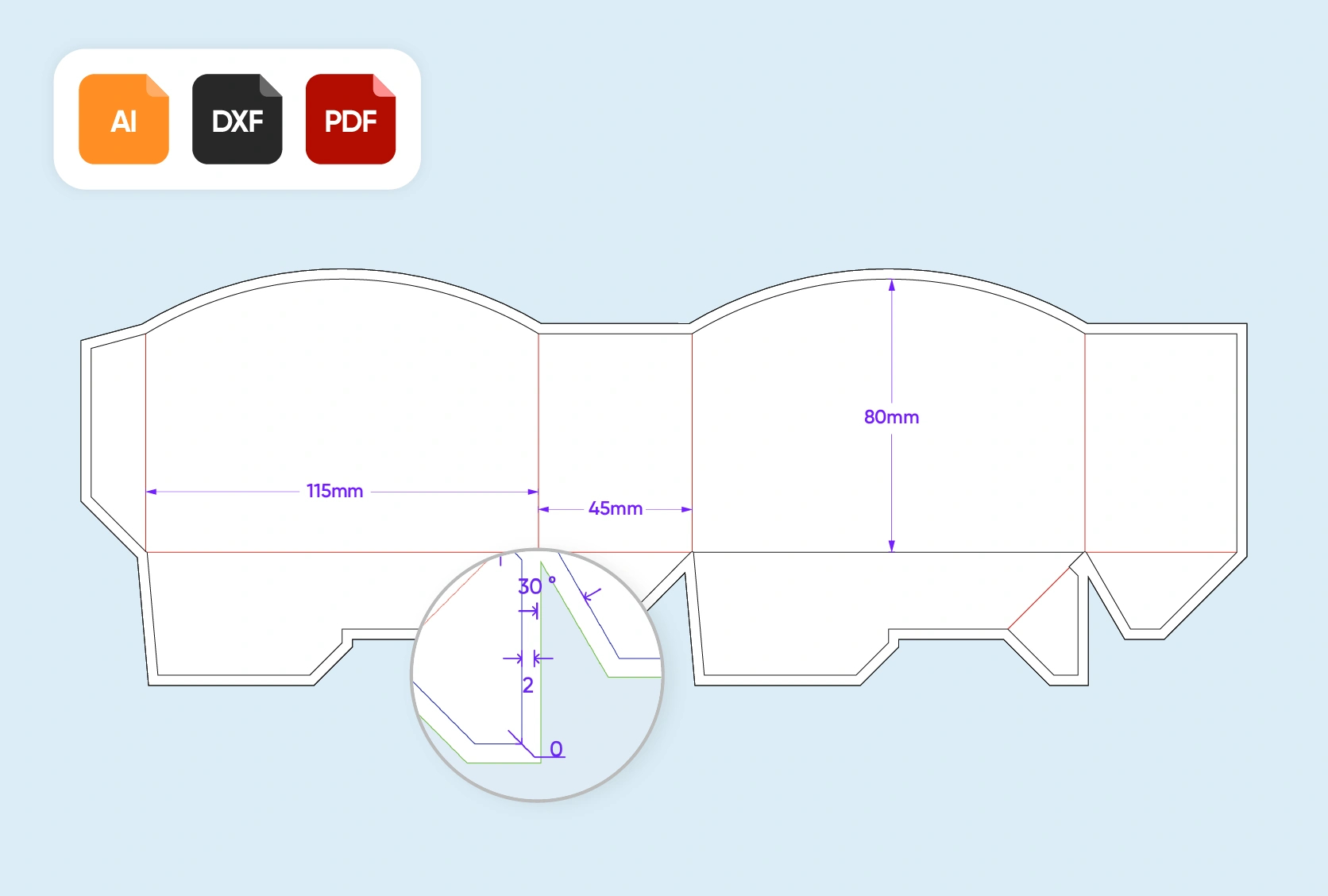 Free Popcorn Box Template Printable within Printable Popcorn Box Template