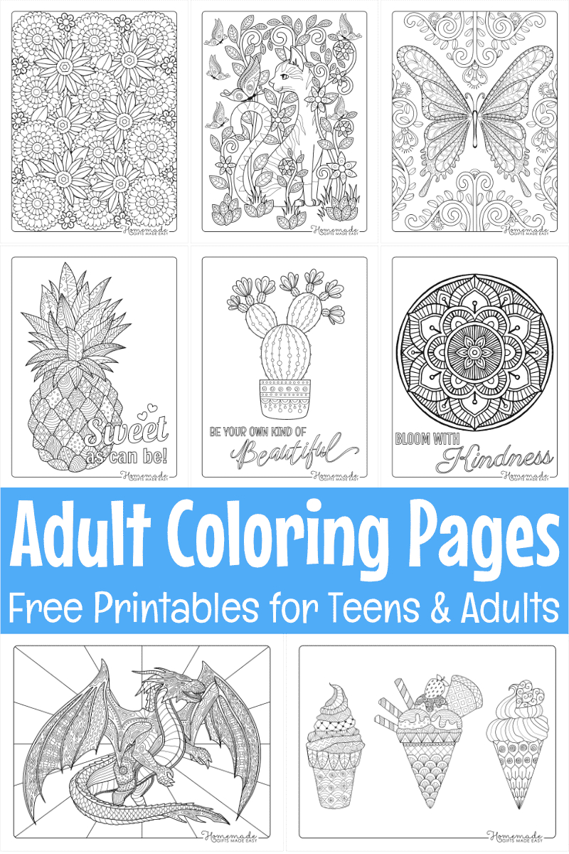 Free Printable Adult Coloring Pages pertaining to Free Printable Images