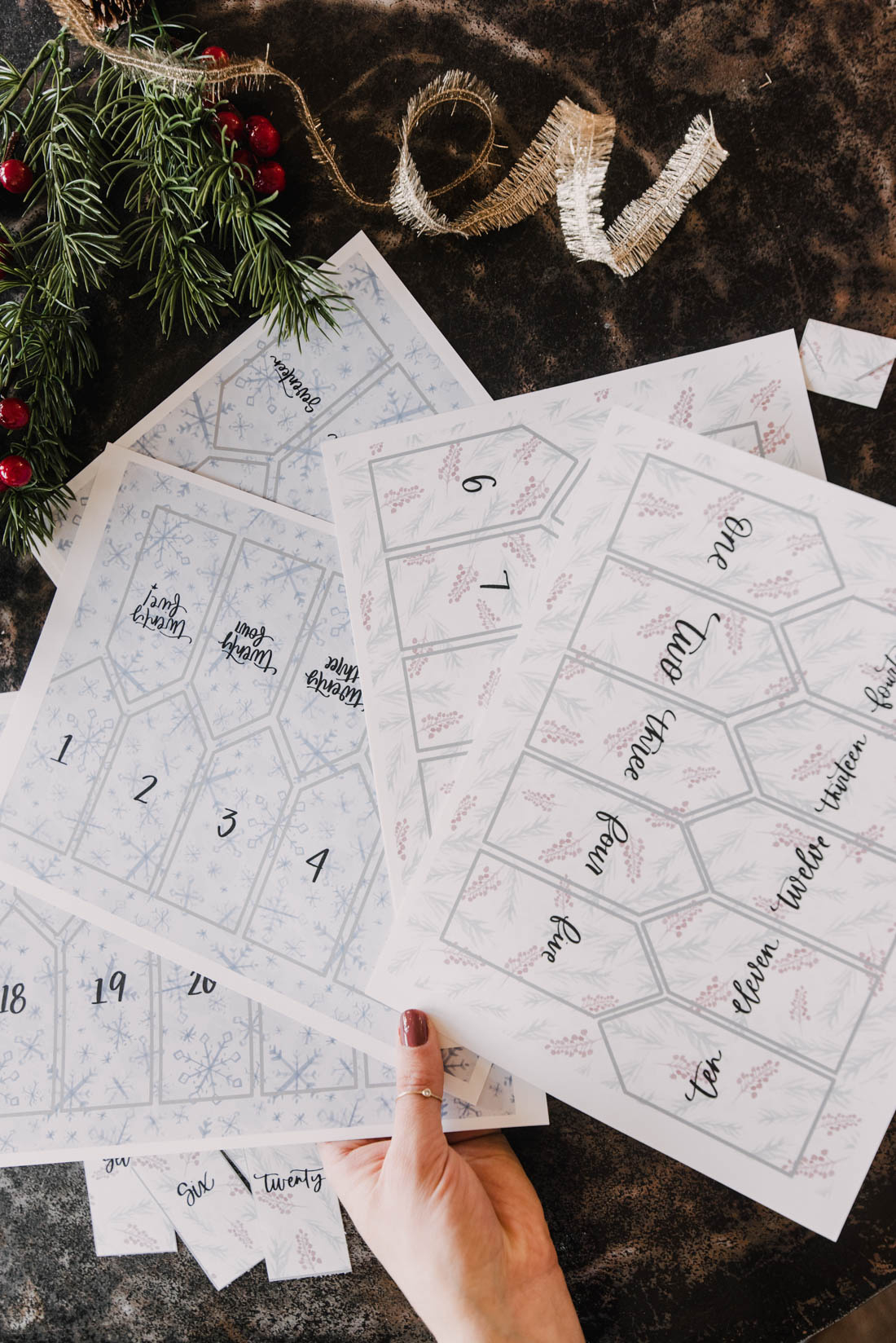 Free Printable Advent Calendar | Activity Advent Tips - Lemon Thistle within Advent Calendar Printable