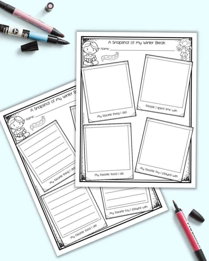 Free Printable After Winter Break Activity For Pre-K And inside Winter Break Activity Packet Printable