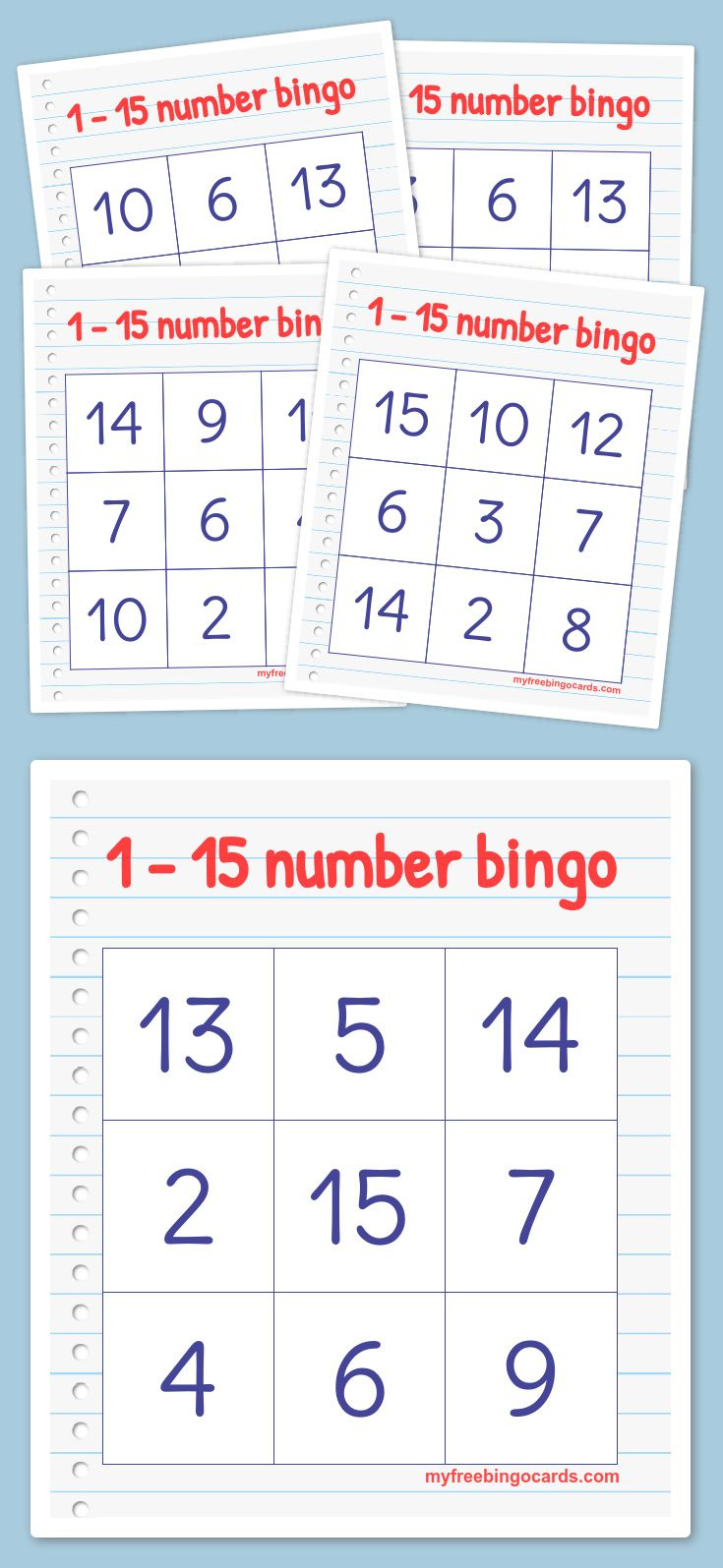 Free Printable And Virtual Bingo Cards intended for Free Printable Number Bingo Cards 1-20