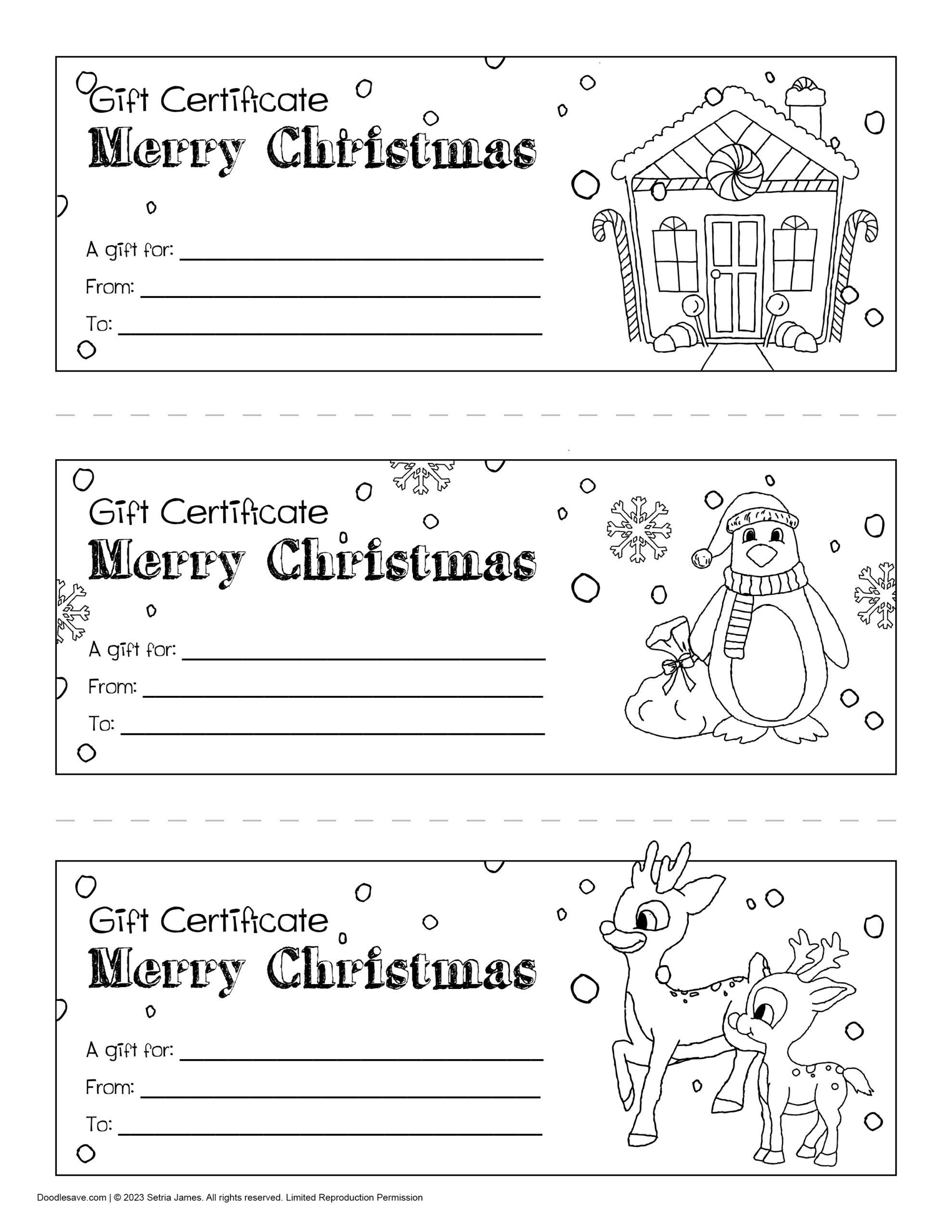 Free Printable Blank Gift Certificates Christmas, Download Free throughout Blank Christmas Gift Certificate Free Printable