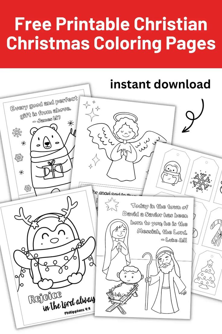 Free Printable Christian Christmas Coloring Pages with regard to Free Printable Christian Christmas Card to Color