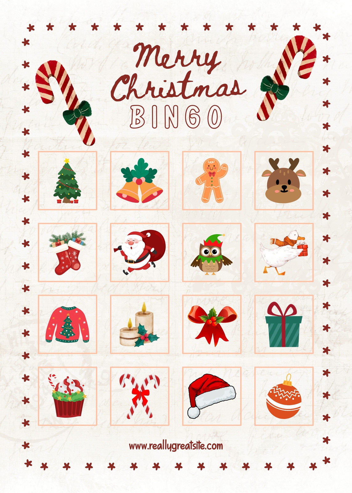 Free Printable Christmas Bingo Card Templates | Canva inside Christmas Party Bingo Printable