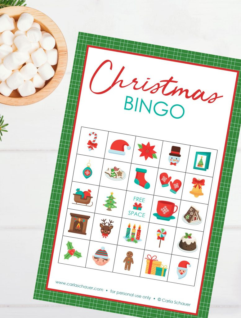 Free Printable Christmas Bingo Cards (For Kids And Adults in Adult Christmas Bingo Printable