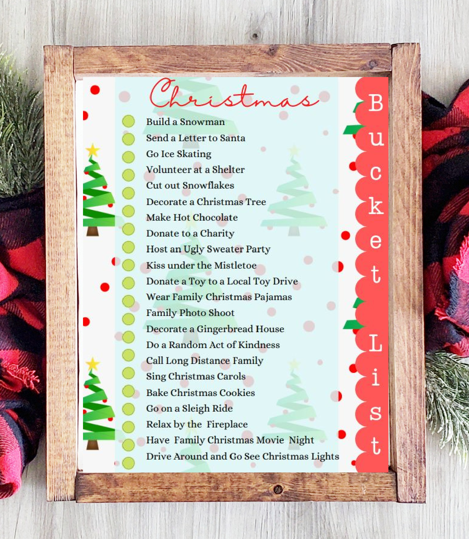 Free Printable Christmas Bucket List - Sweet Pea pertaining to Christmas Bucket List Free Printable