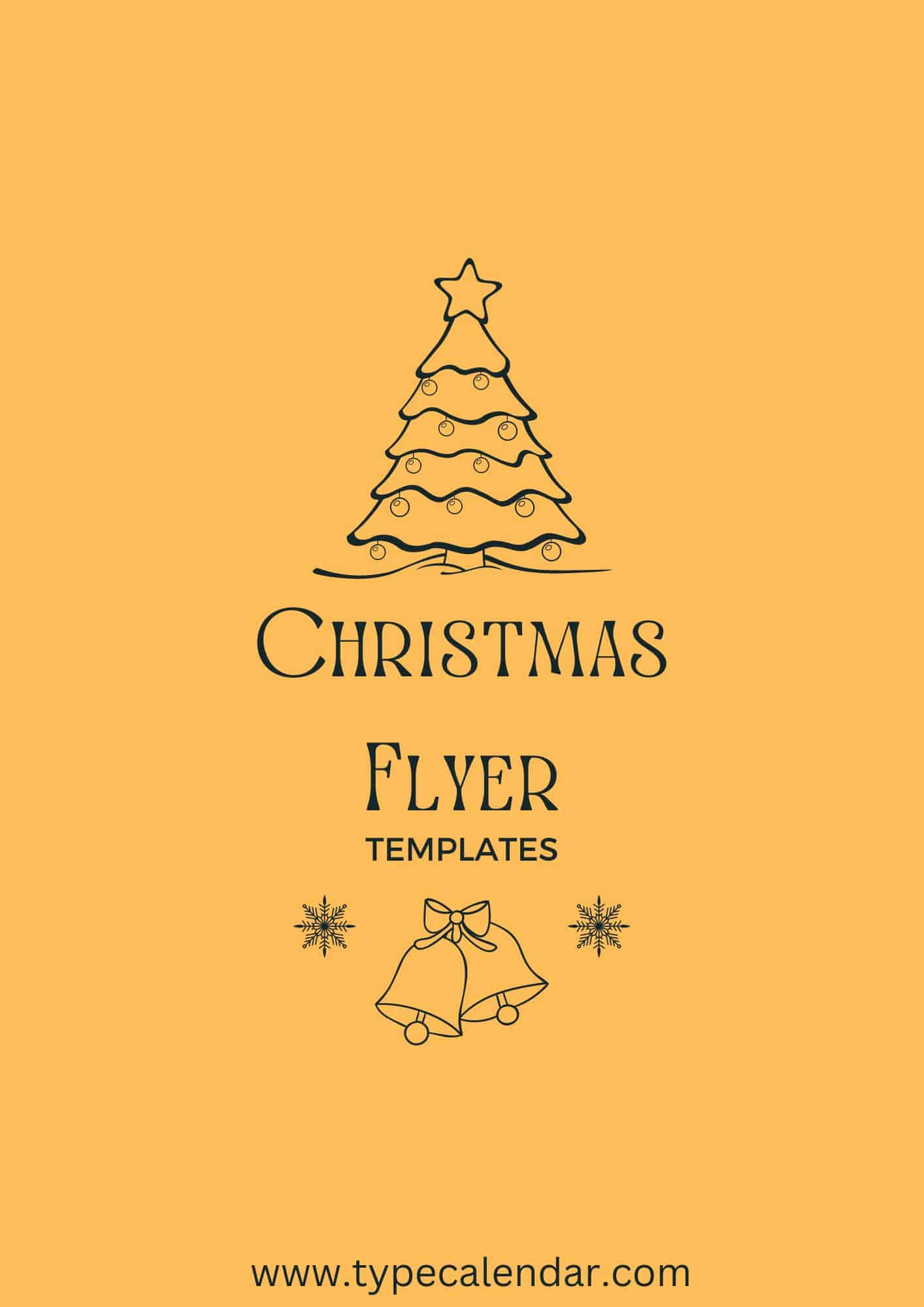 Free Printable Christmas Flyer Templates [Pdf, Word, Psd] for Free Printable Christmas Flyer Templates