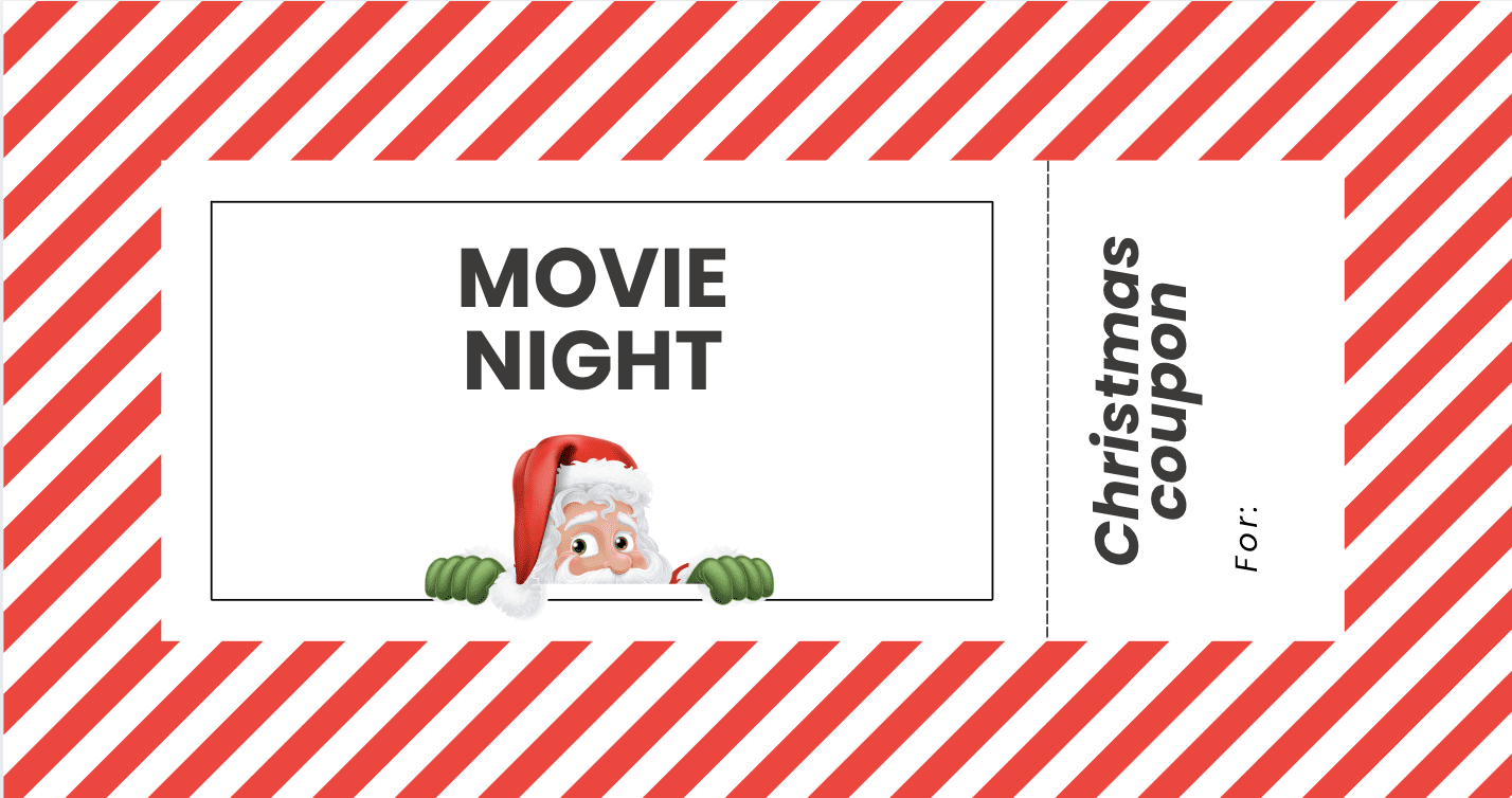 Free Printable Christmas Gift Coupons - Print And Personalise! within Diy Christmas Gift Coupon Printable